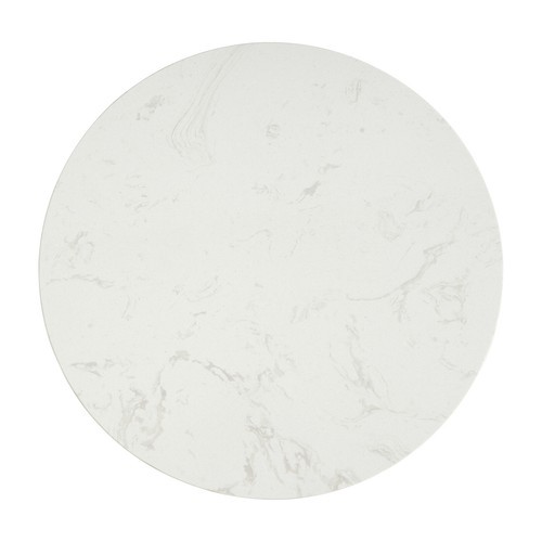 13.78In Marble Sofa Side Table Modern Round Accent Table For Small Spaces