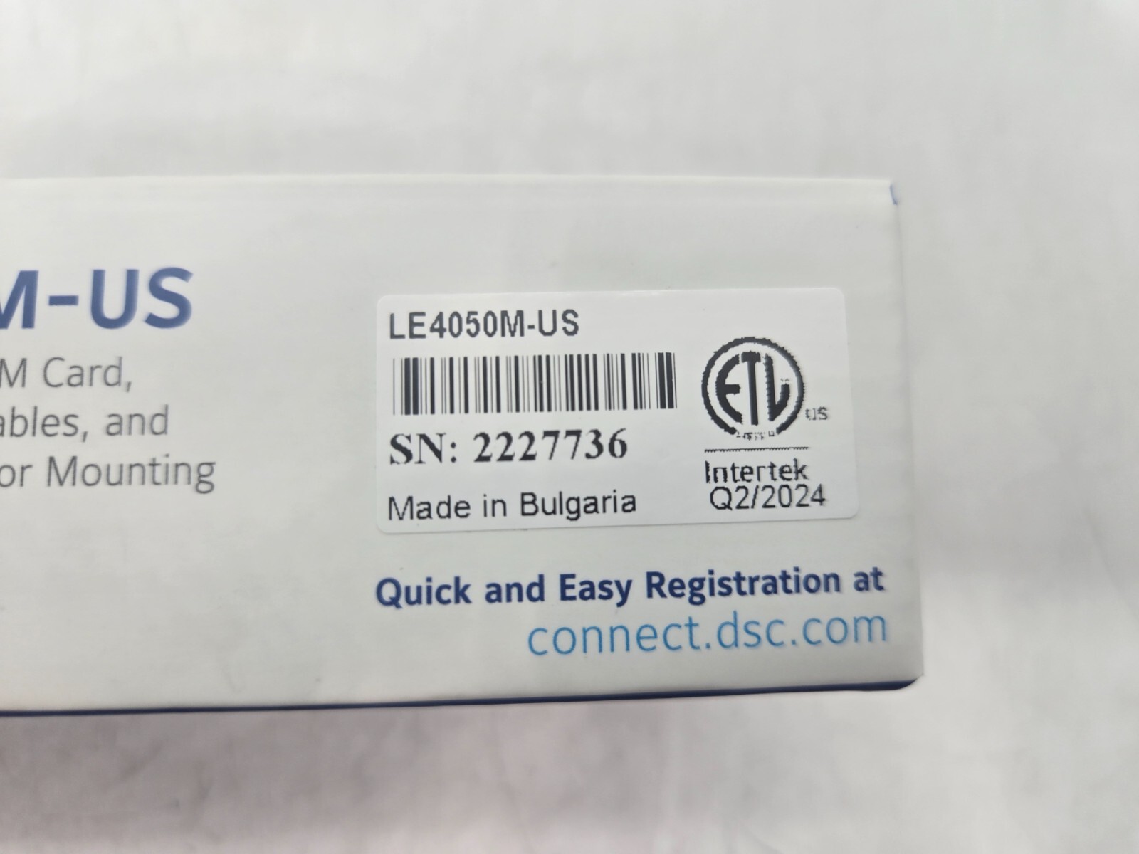 DSC LE4050M-US 5G-Ready Dual SIM Cellular Communicator FAST FREE SHIPPING b
