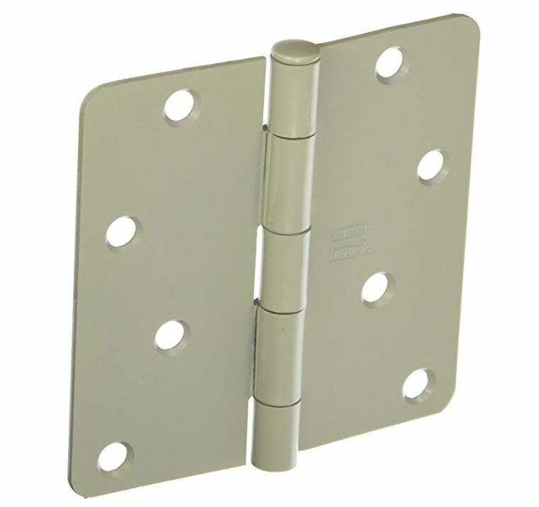 National Hardware N830-219 Door Hinge, Prime Coat White, 4"