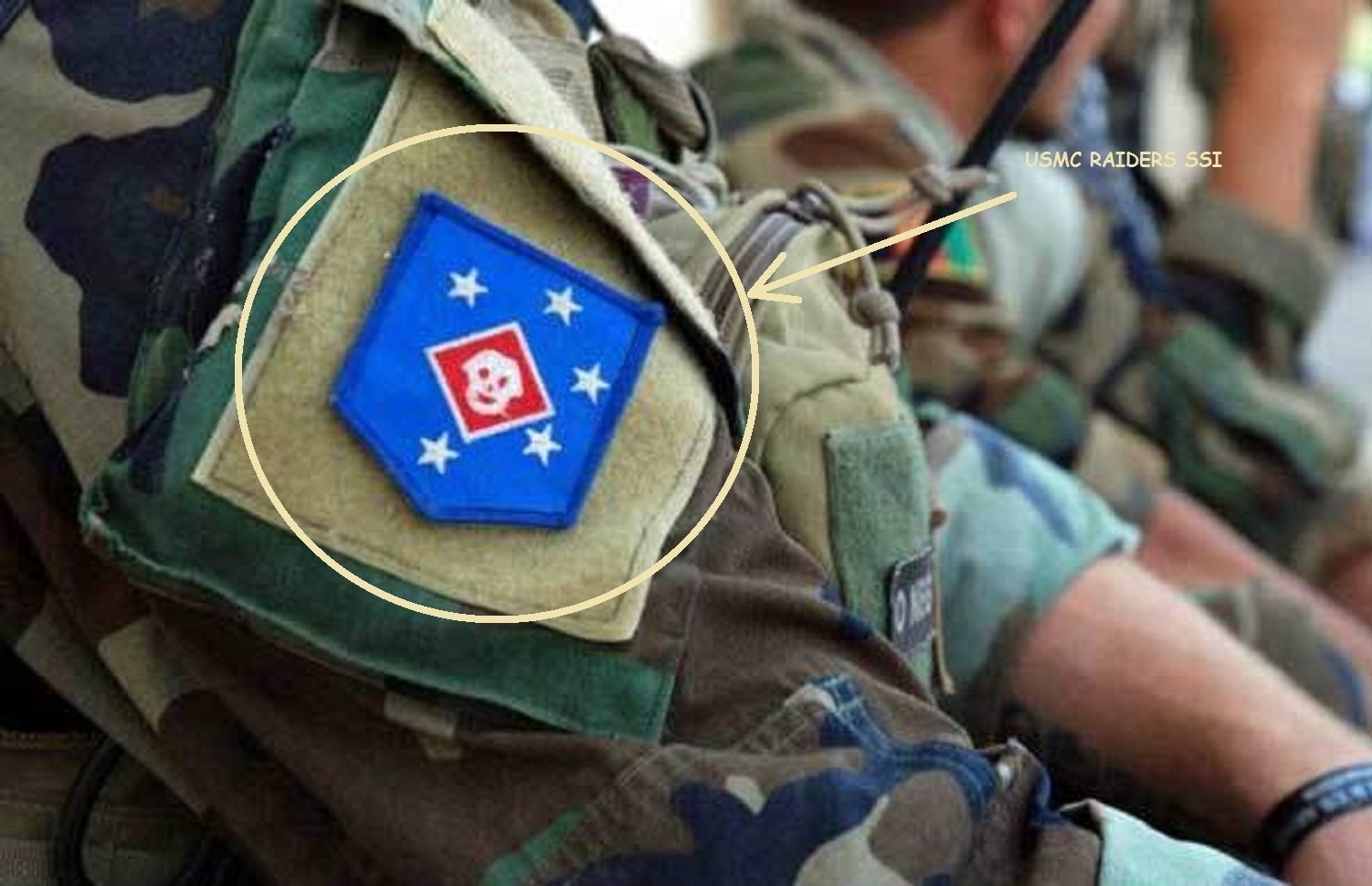 KANDAHAR JSOC USMC FORCE RECON SP OPS vêlkrö PATCH: MARSOC RAIDERS + US FLAG