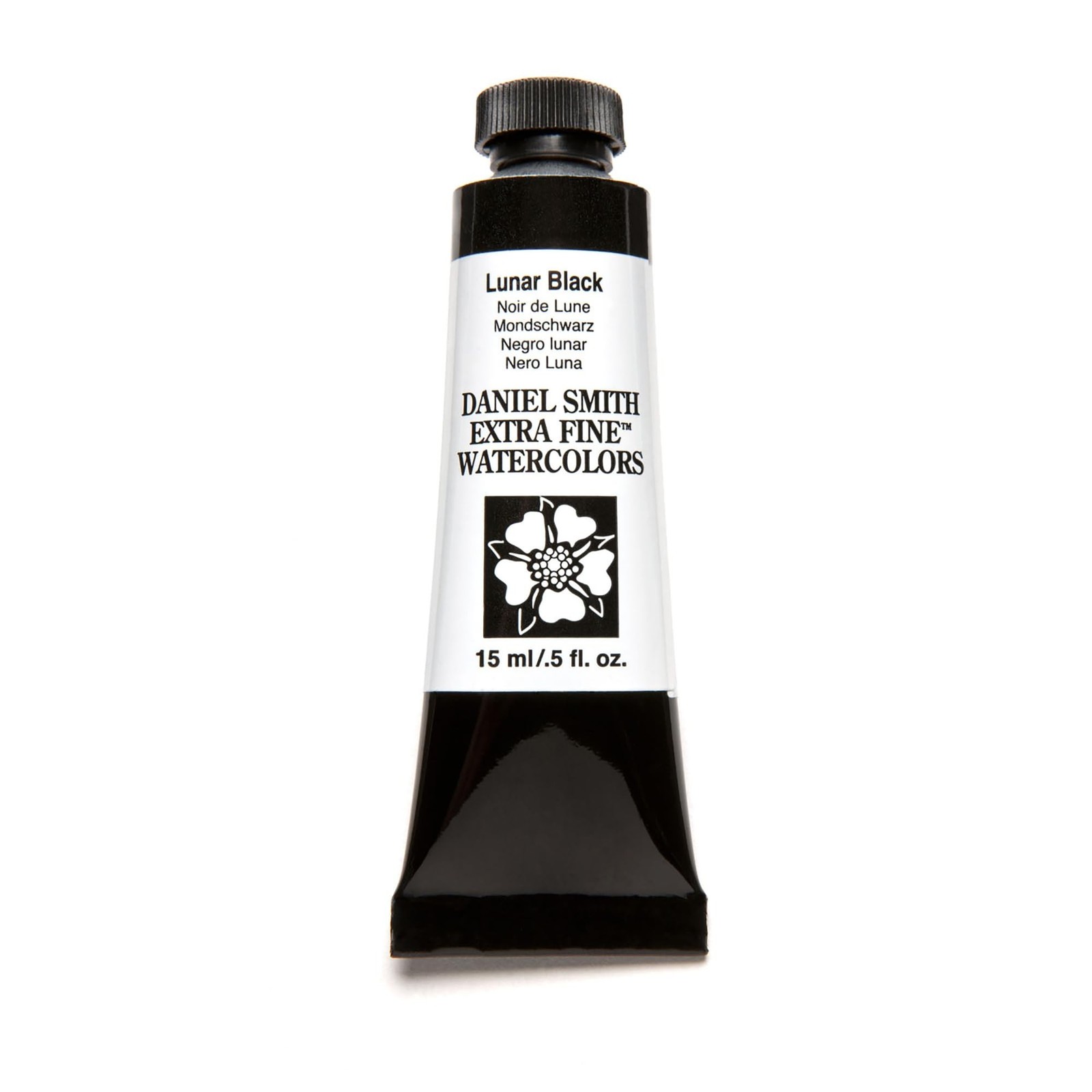 Daniel Smith Extra Fine Watercolor Paint, 15ml Tube, Lunar Black, 284600049, ...