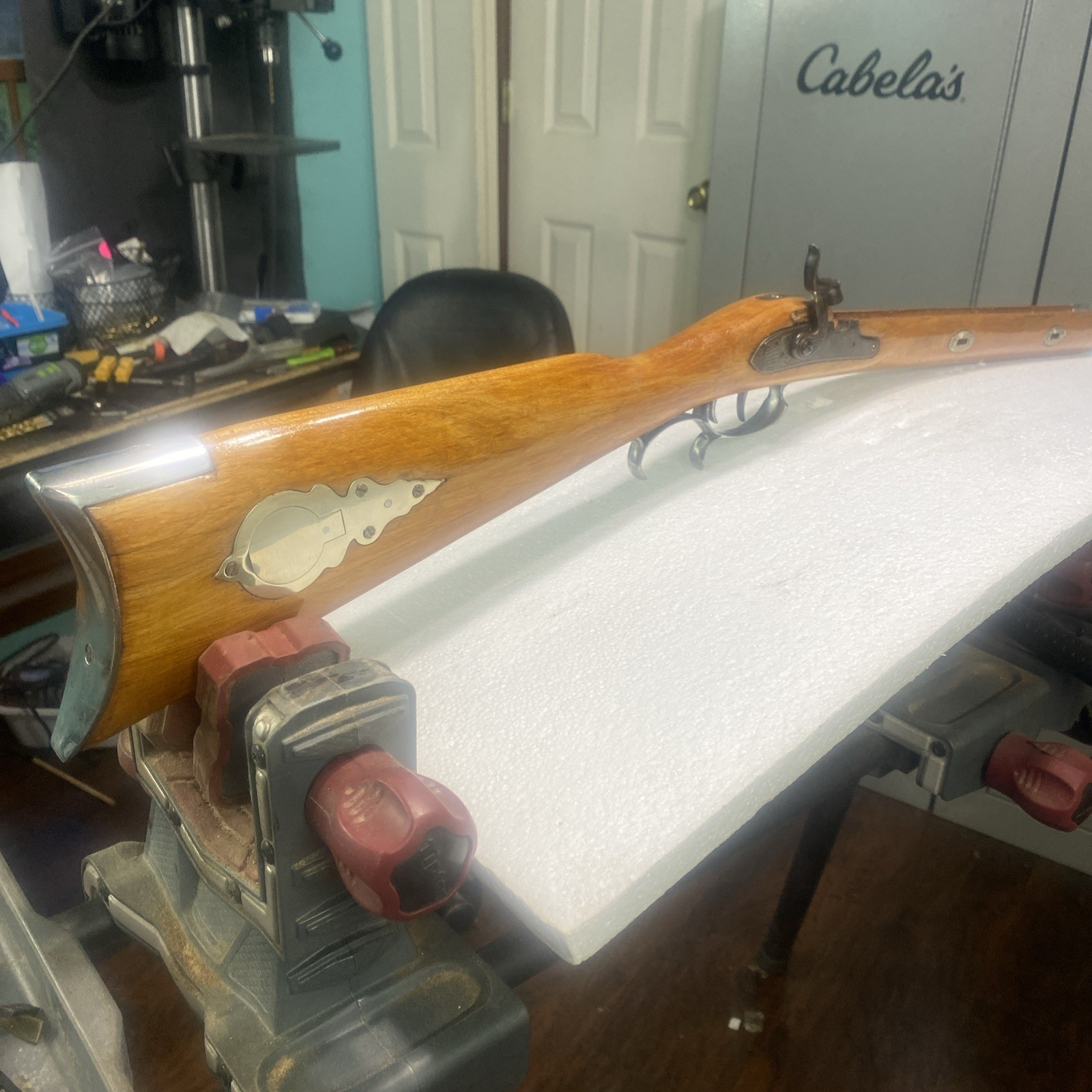 CVA Mountain Rifle Muzzleloader Stock, 15/16” Complete w/ Hickory Ramrod.Unfire.