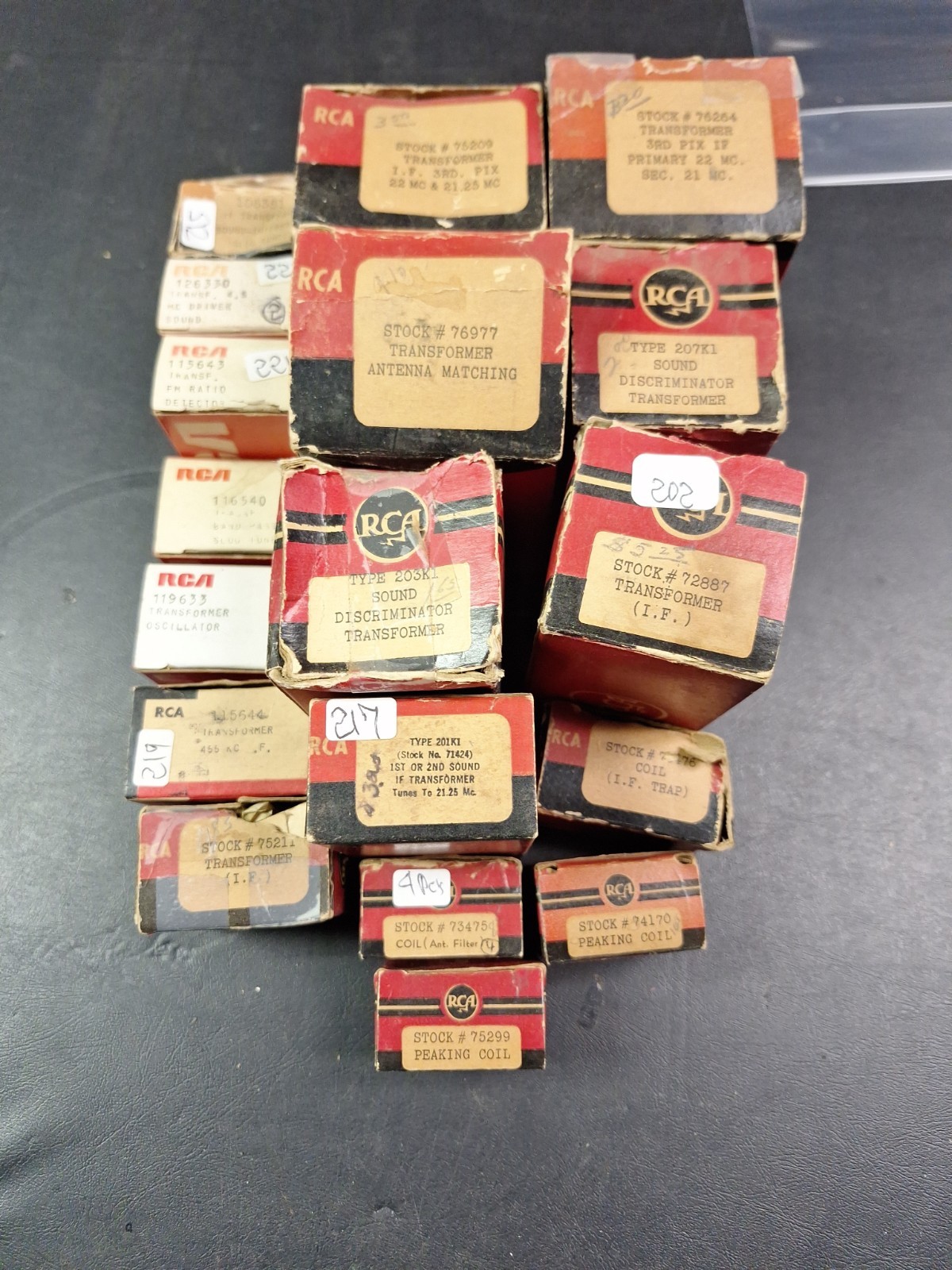 NOS RCA IF RF Transformer Lot