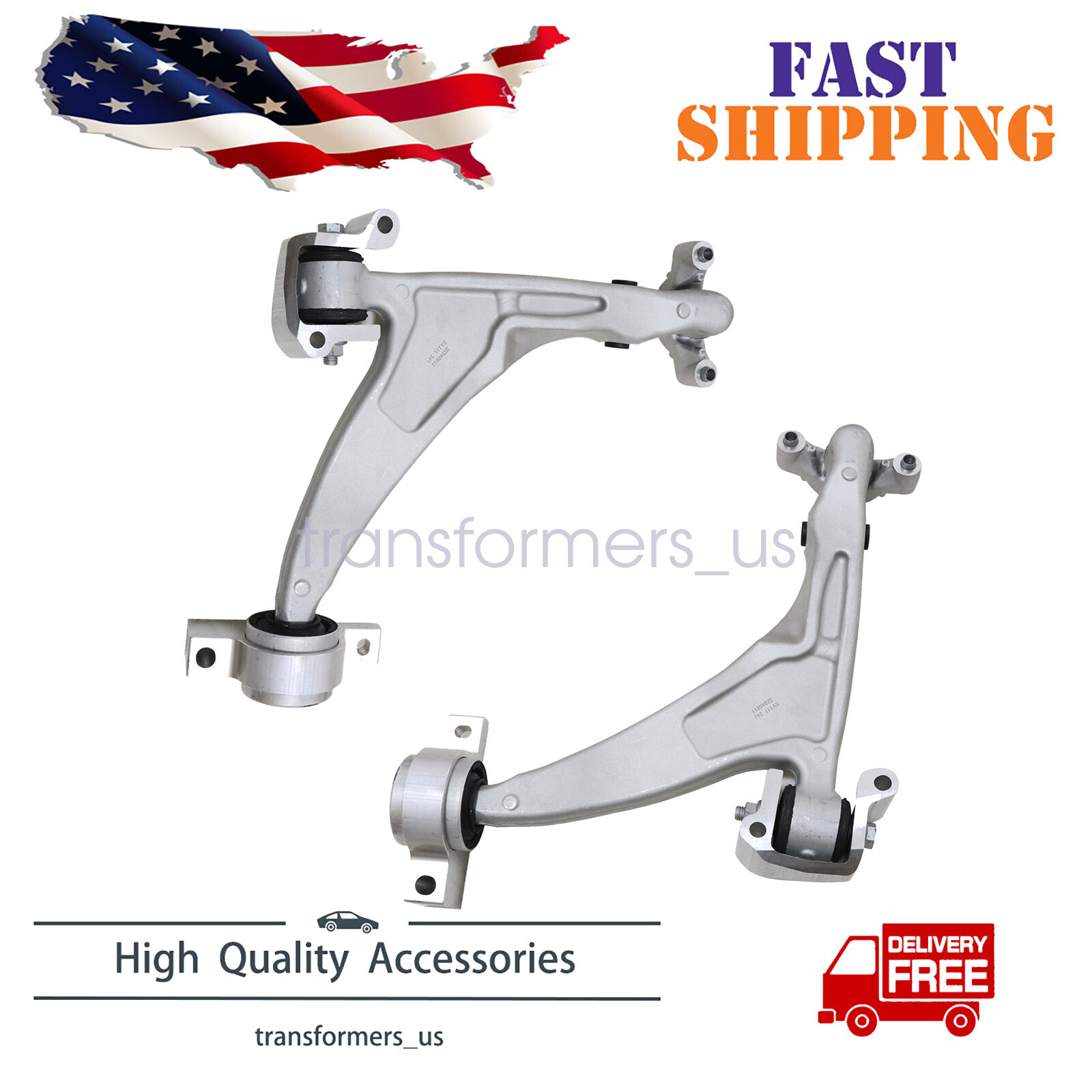 For Volvo XC60 2018 XC90 16-18 Front Right+Left Lower Control Arm w/ Ball Joint