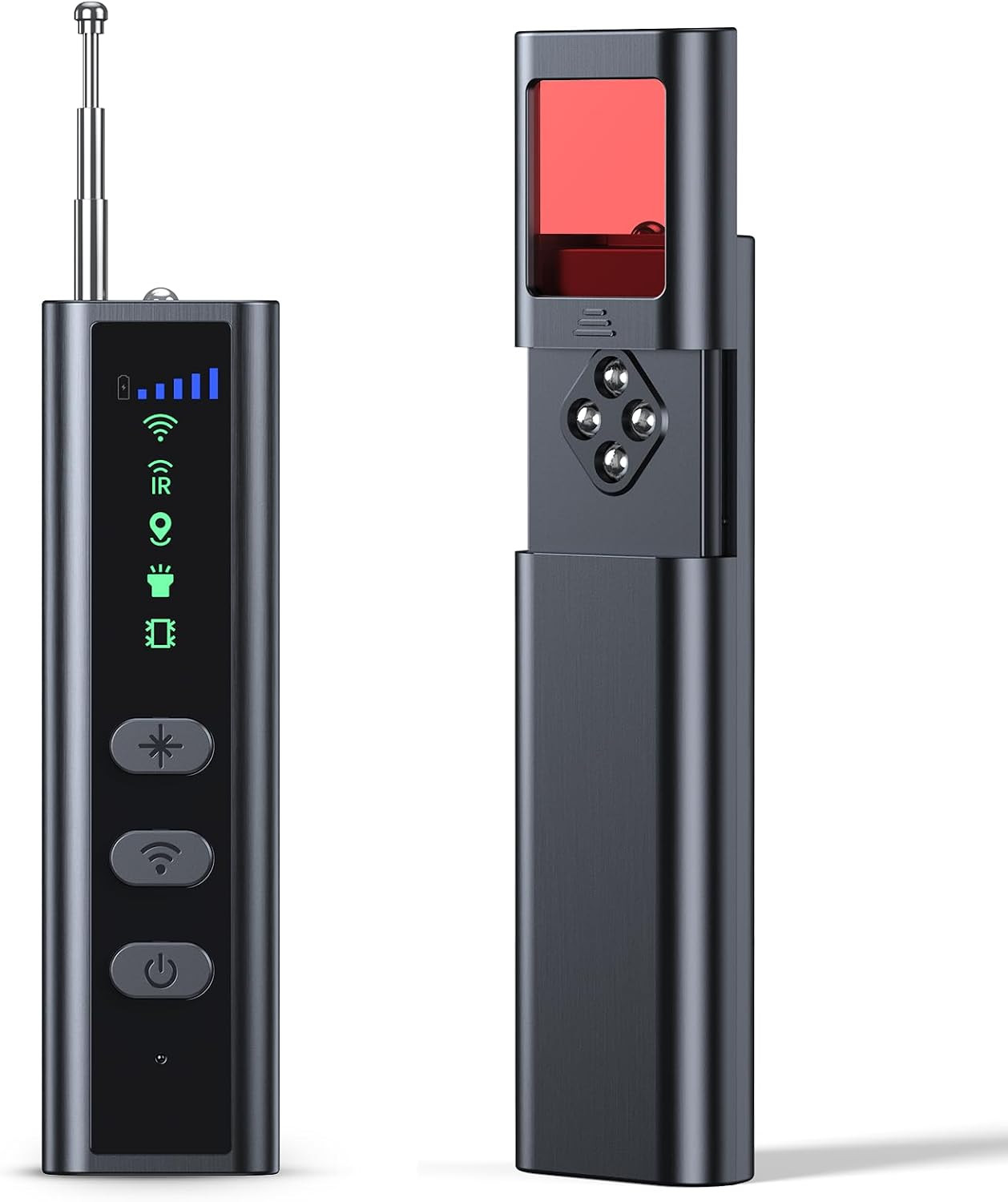 Hidden Camera Detectors, Clear Display Screen, RF Signal Detector with Guided Hi