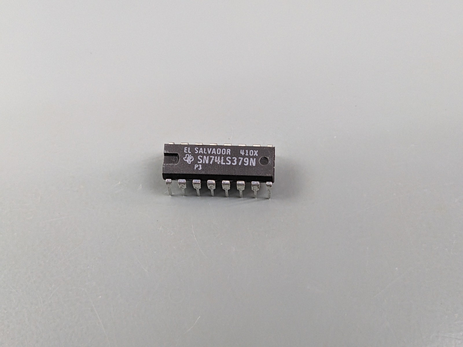 (10) SN74LS379 IC 4-Bit Register ICs, Clock Enable, Comp Outputs, TI, NOS