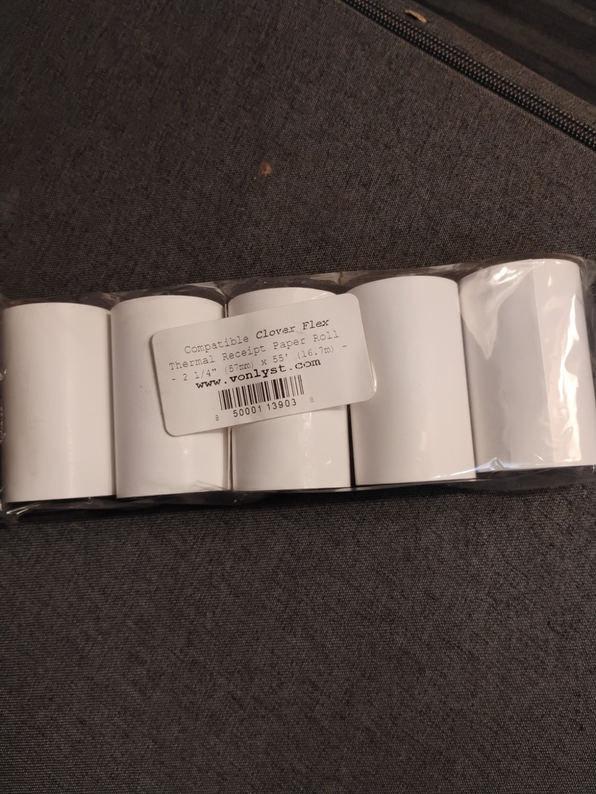 Thermal Receipt Paper, Compatible Clover Flex
