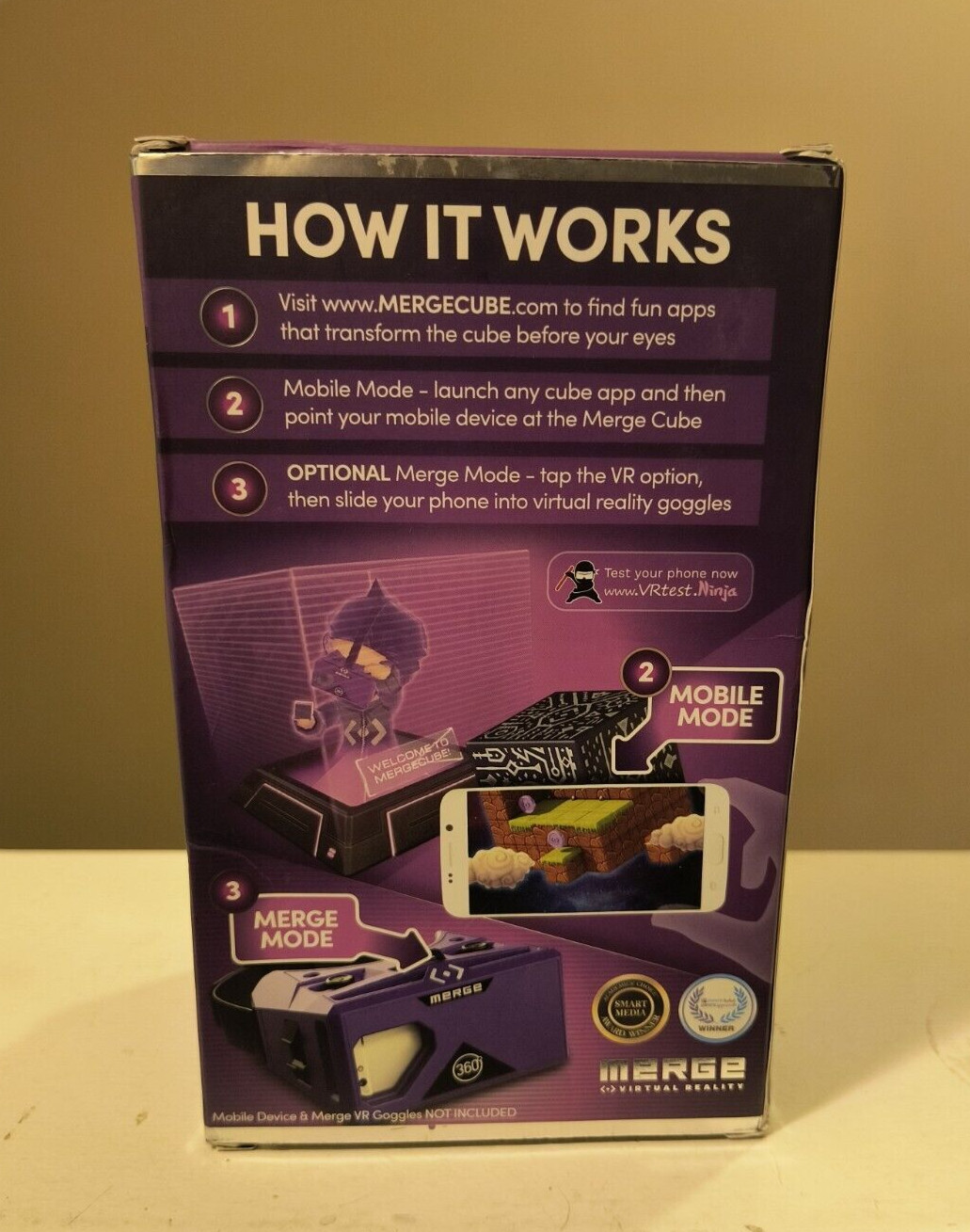 Merge Cube AR/VR Holograms - Virtual Game Toy for IOS or Android