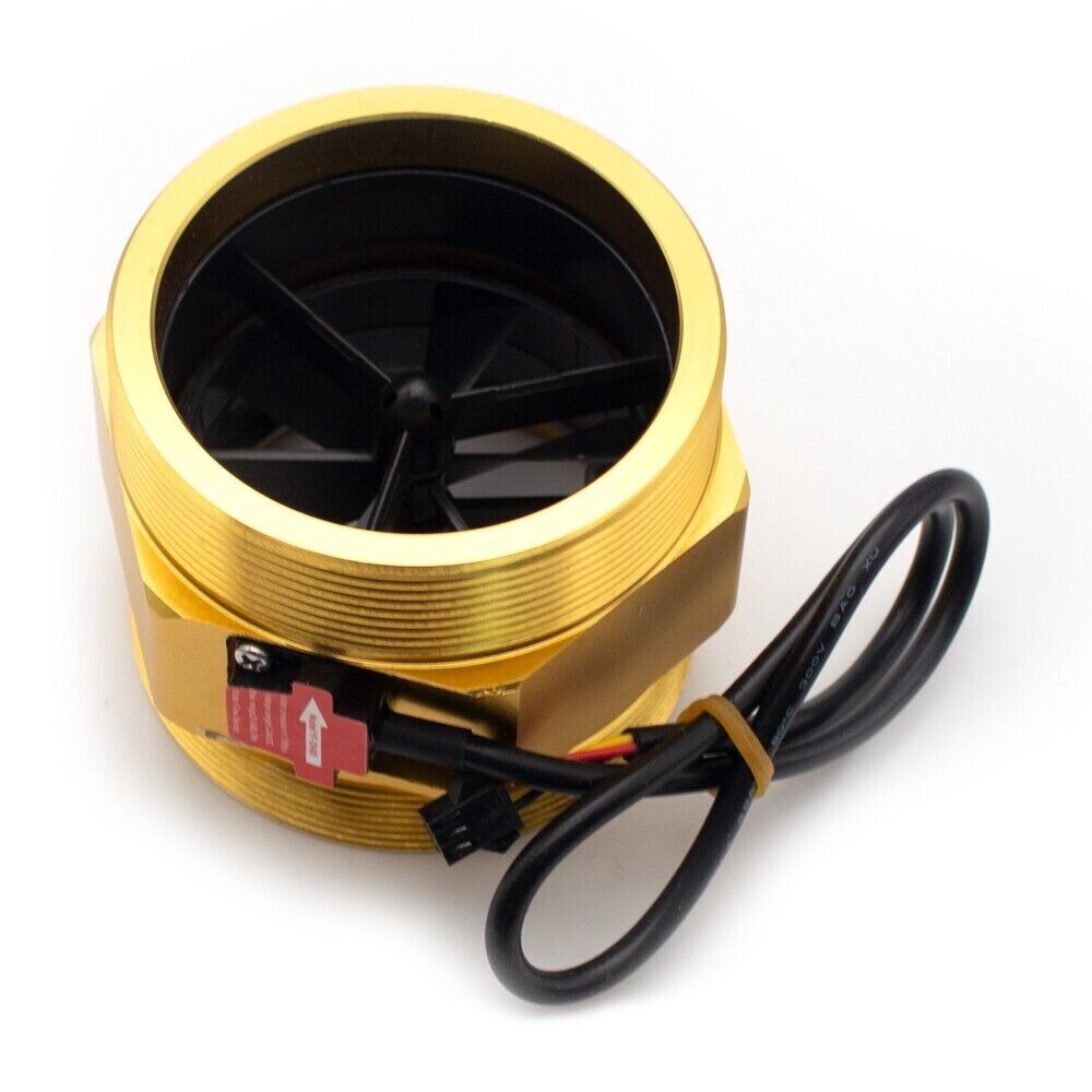 3" Liquid Flow Sensor Industrial DN80 Water Flow Sensor Metal Turbine Flow Meter