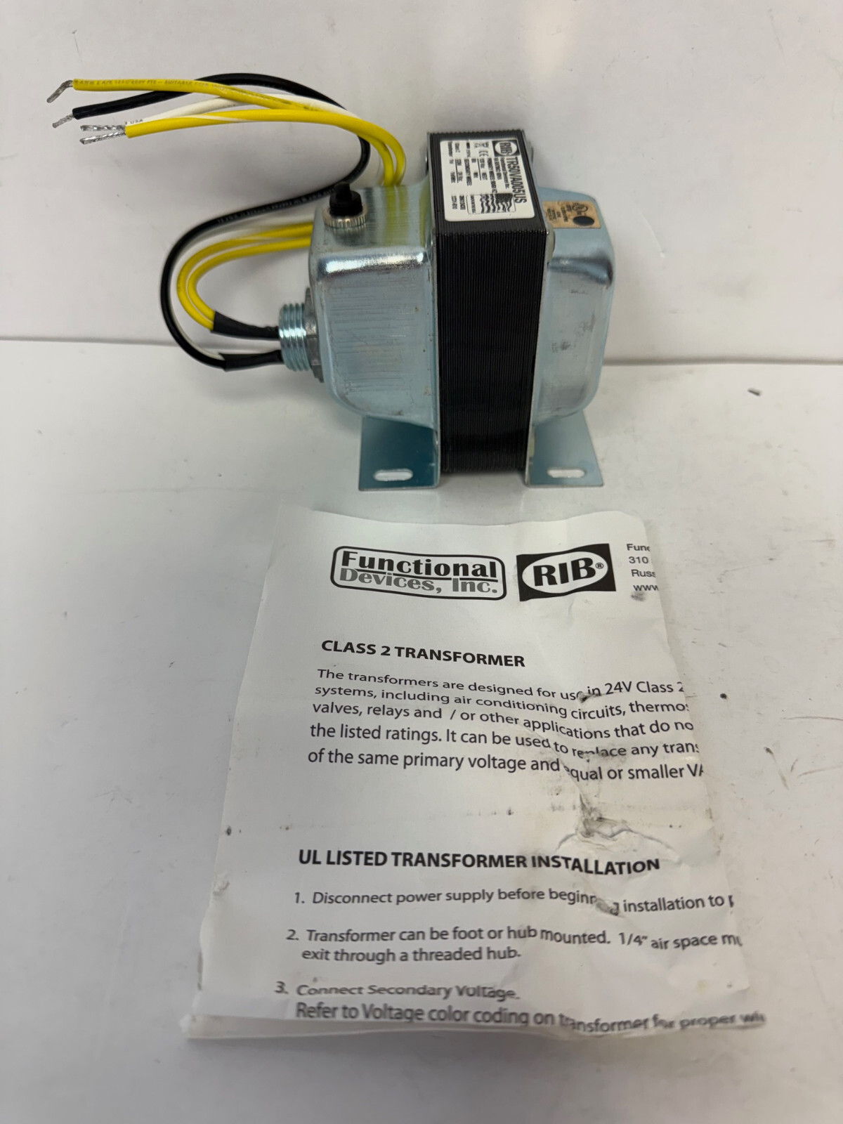 FUNCTIONAL DEVICES RIB TR50VA005US TRANSFORMER NEW OPEN BOX