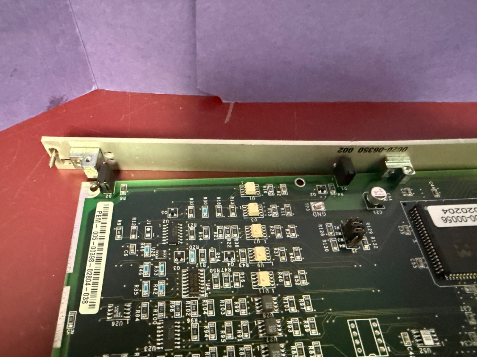 AS IS UNTESTED FOR PARTS AMAT 0100-00398 SEI Board System Electronics Interface