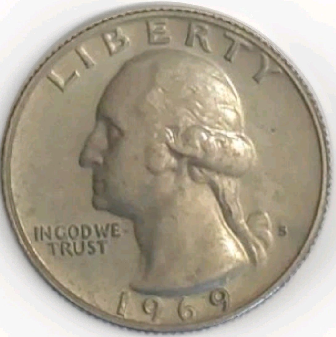 1969 S Washington Gem PROOF Quarter Clad US Mint Coin KM#164a Free Post Tracking