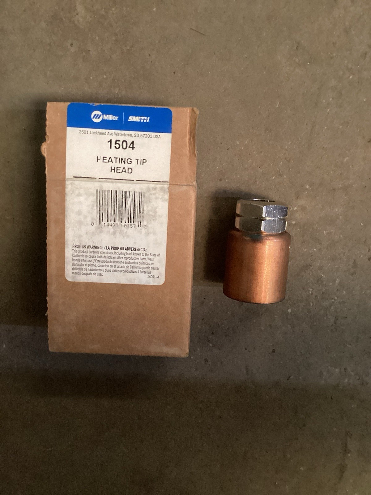 Miller 1504 Heating Tip Head