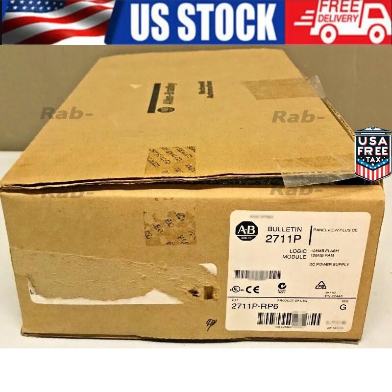 New AB 2711P-RP6 PanelView Plus CE Logic Module 128MB Flash NEW US Free Tax