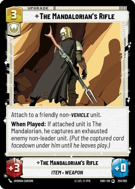 The Mandalorian's Rifle - SHD 251 NM - Star Wars Unlimited