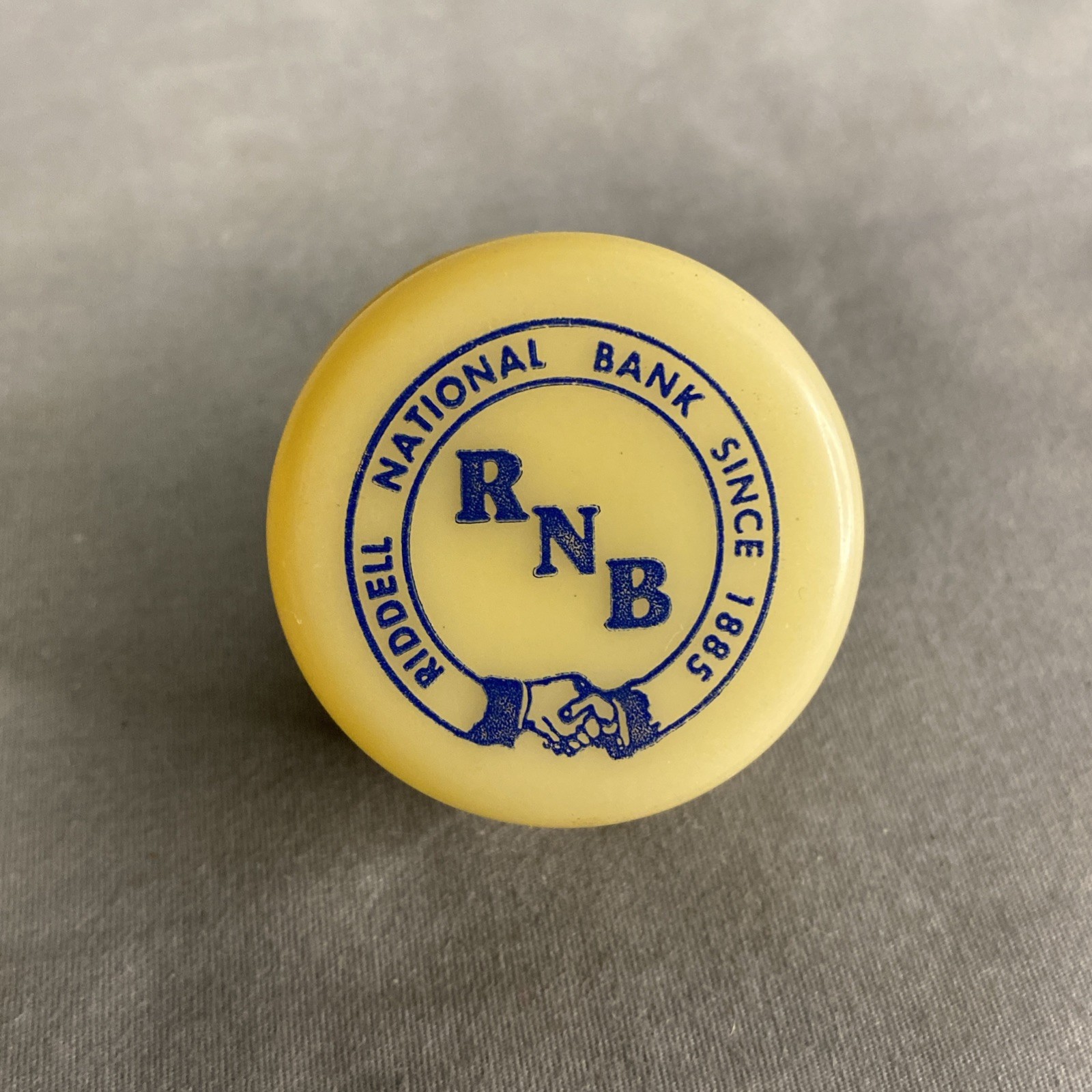 Vintage Riddell National Bank Advertising  Night Light Advertising