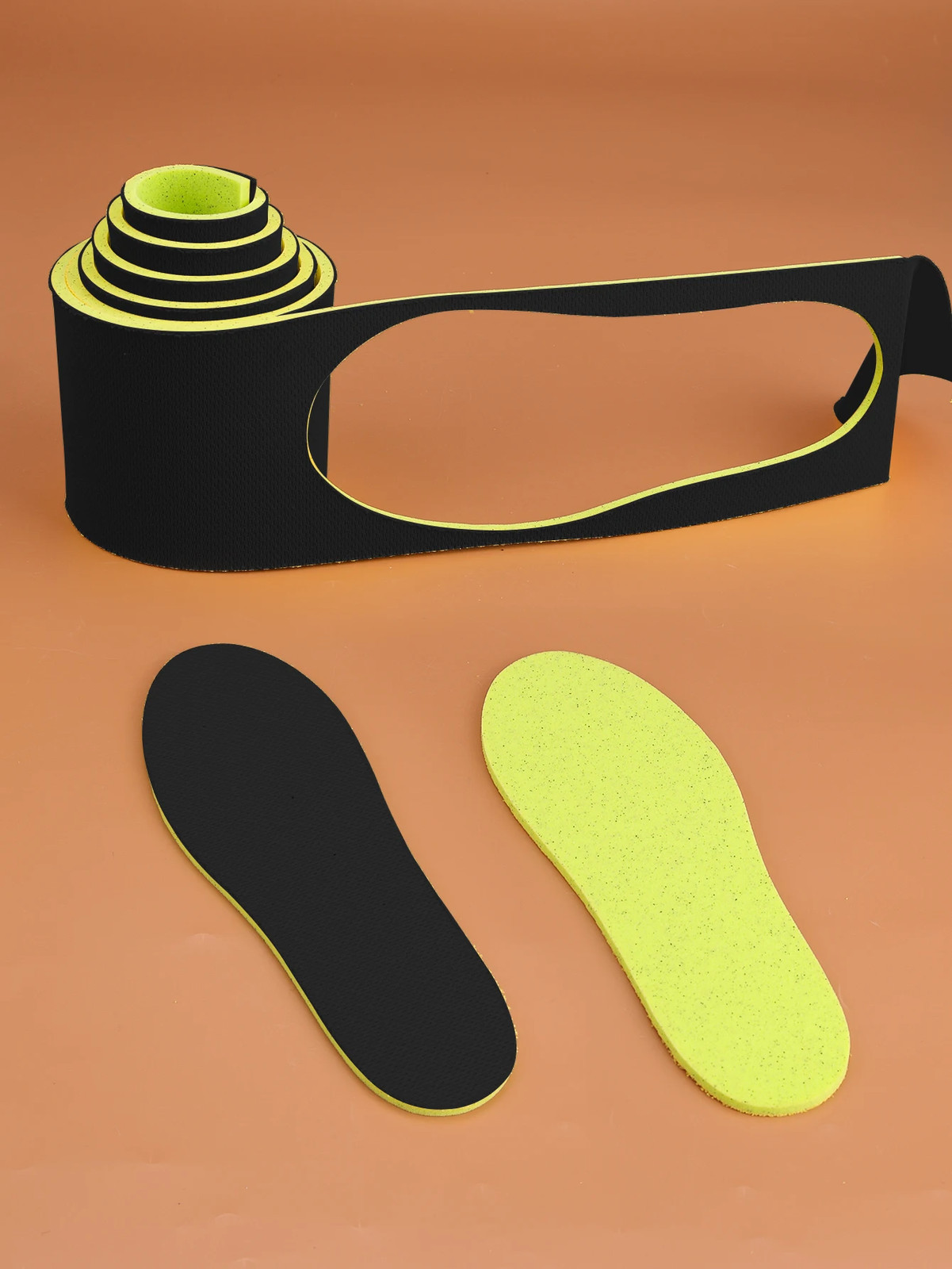 Free cutting insole, 1 roll length 1.4m/55.1in, children's and adult sports brea