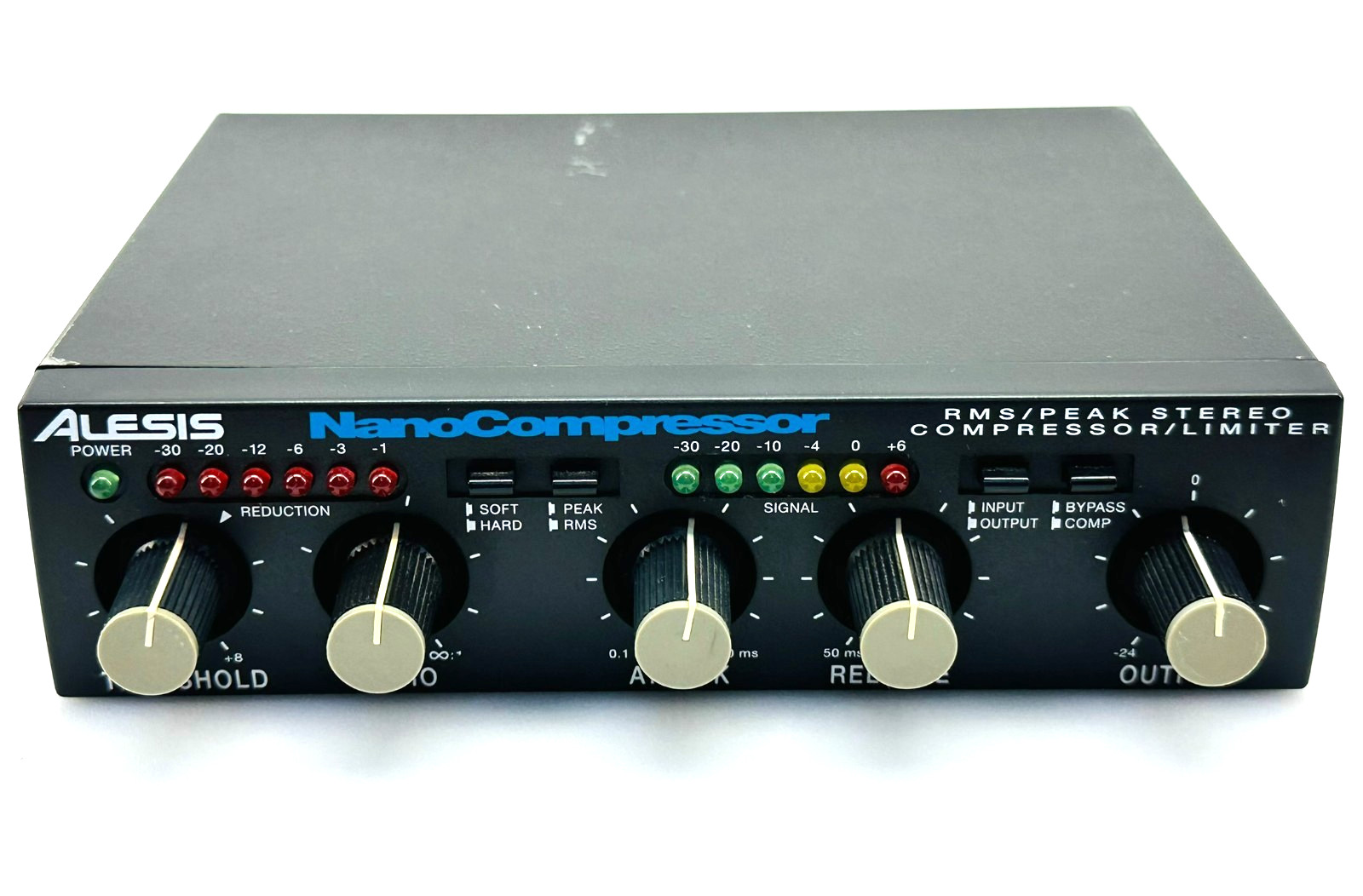 Alesis NanoCompressor RMS Peak Stereo Compressor Limiter *For Parts