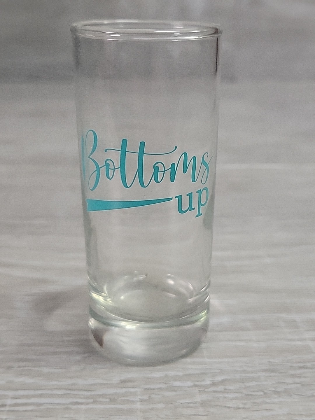 Bottoms Up Tall Shot Glass