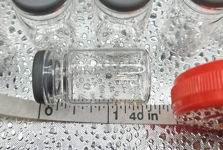 Party / Craft Glass Vials With Rubber Stoppers