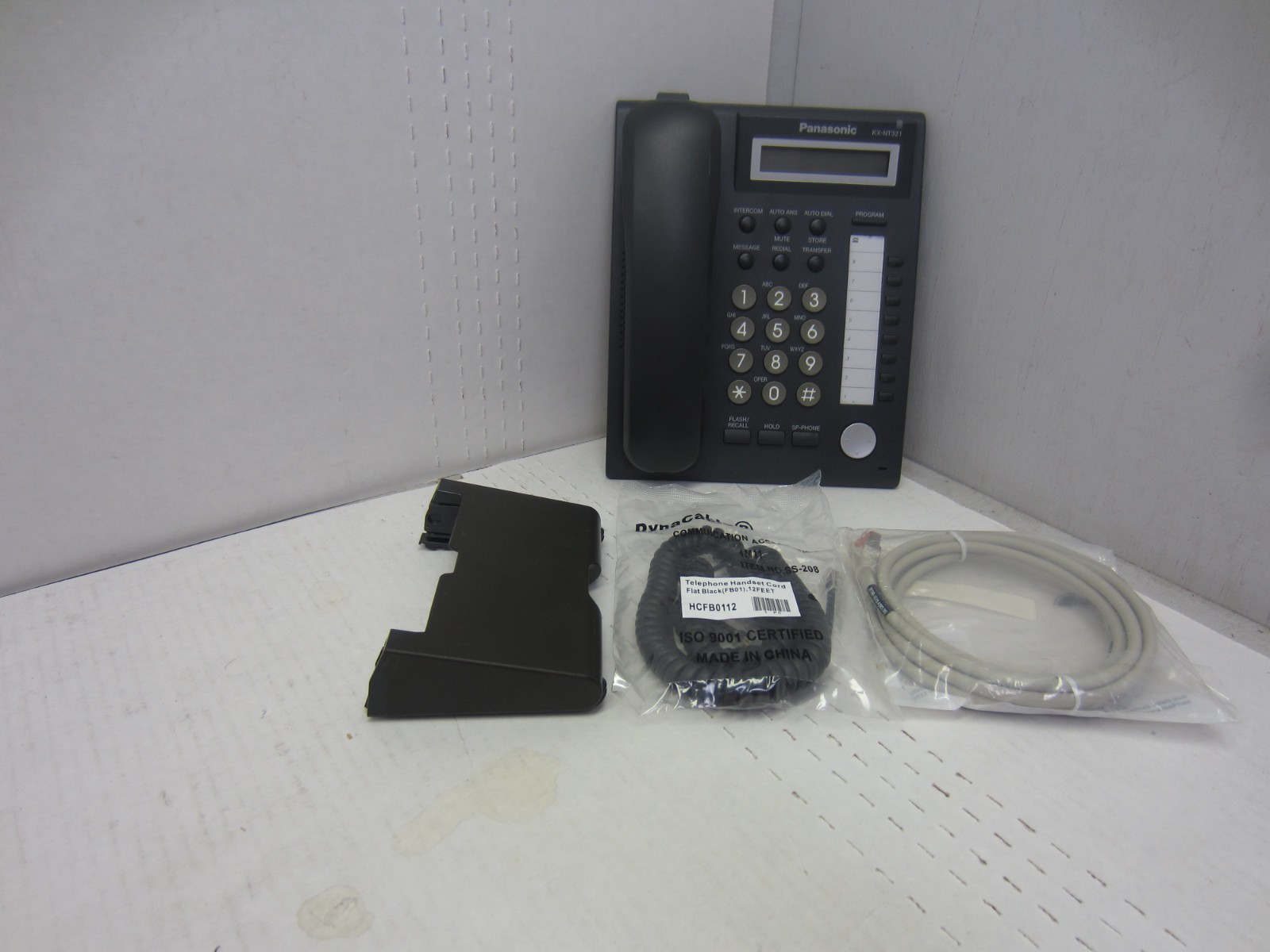 Panasonic KX-NT321-B 8-Button IP Display Phone Refurbished (B-Stock)