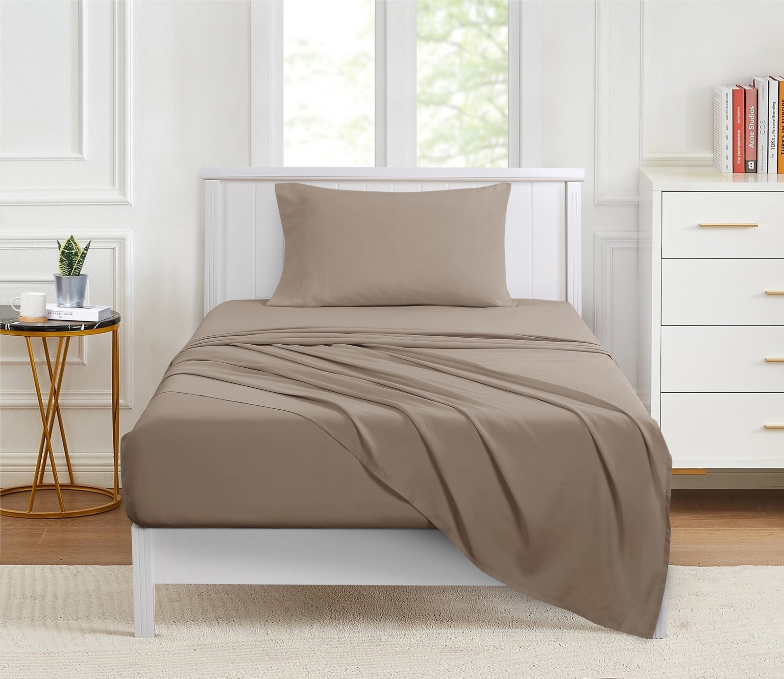 Comfort Chill Microfiber Bed Sheet Set Twin, 3 Piece