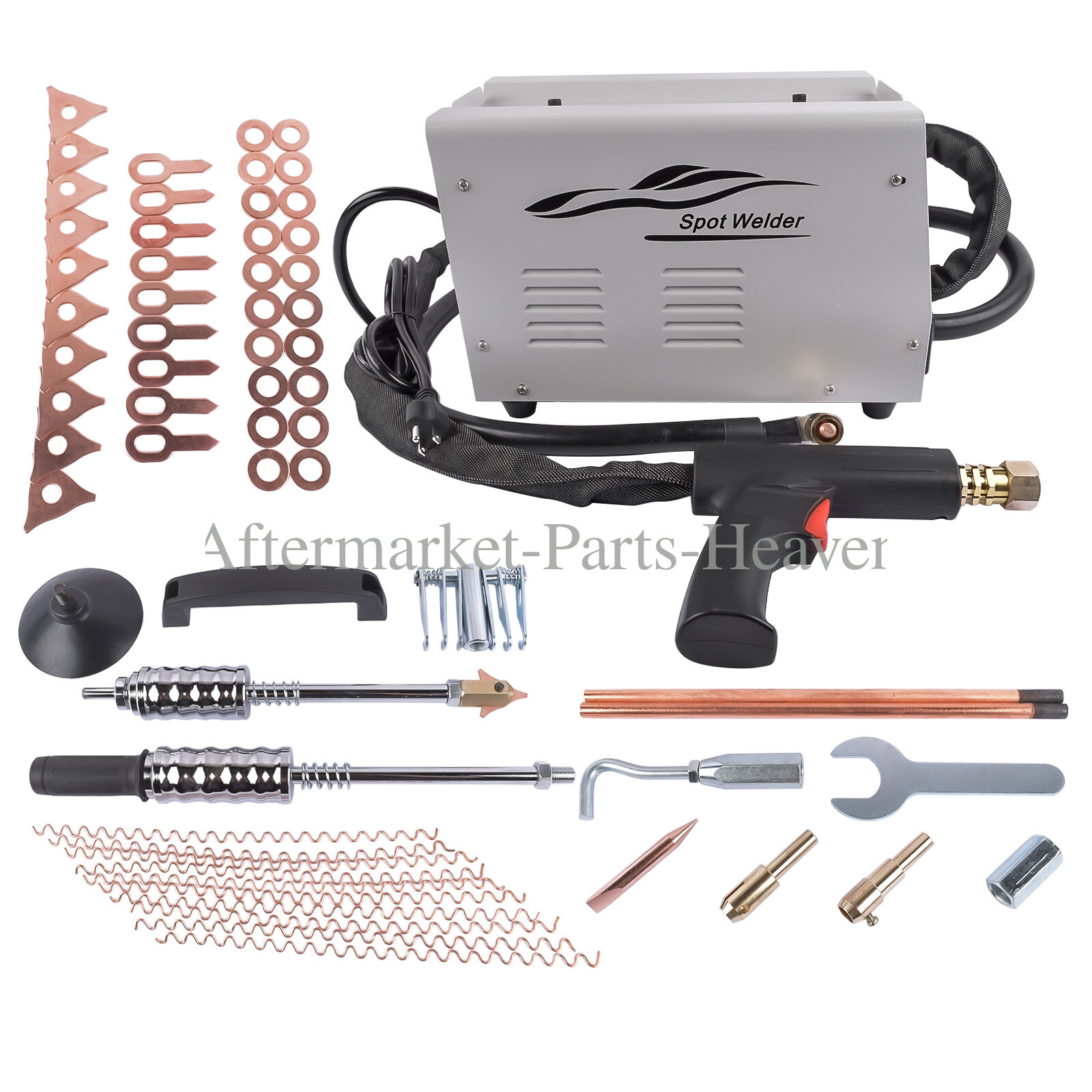Spot Welder Dent Puller Machine 3800A Car Body Stud Dent Repair Kit 110V 6 Modes