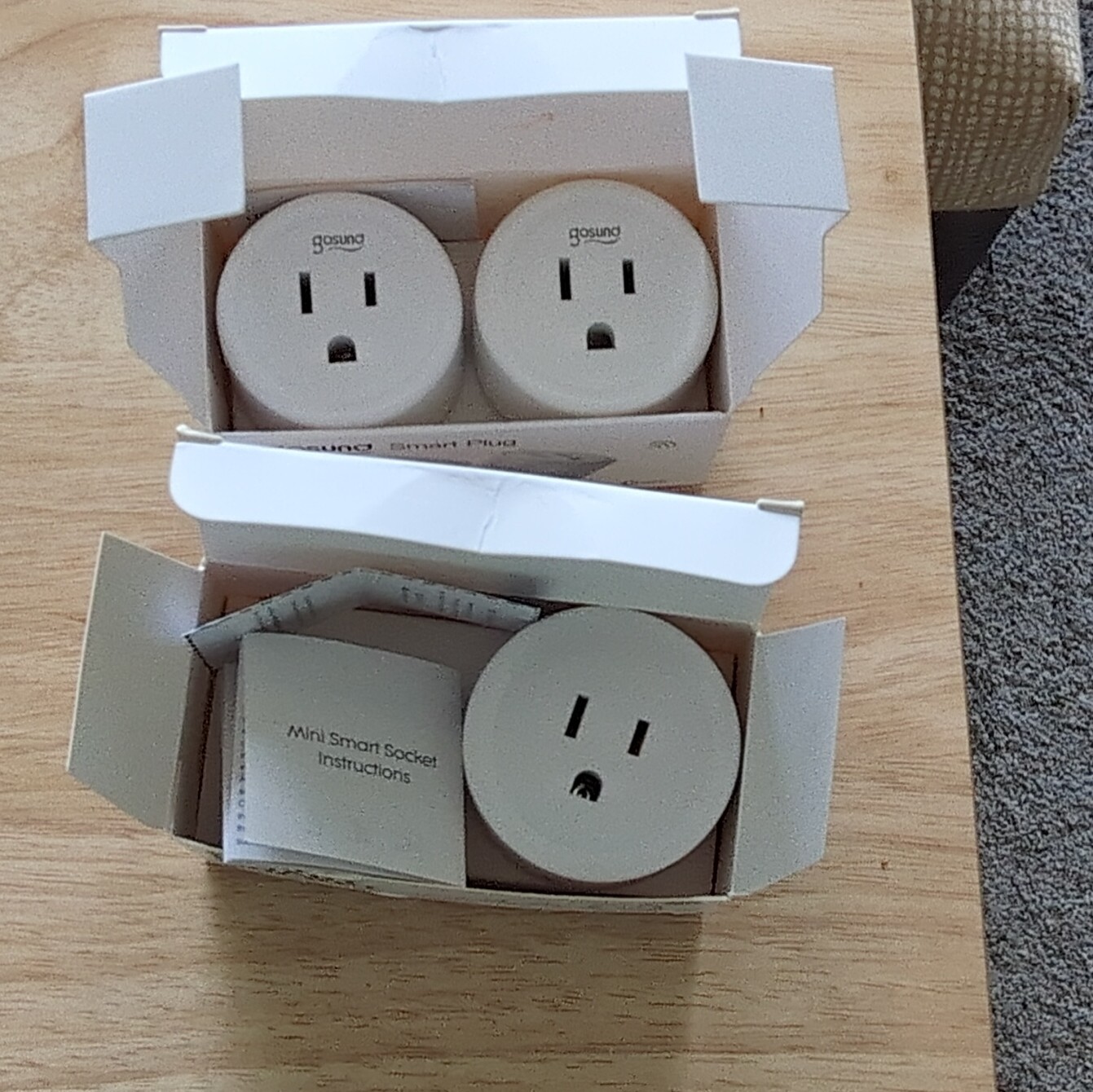 (3) Smart Plugs: Two Gosund And One Hugoai