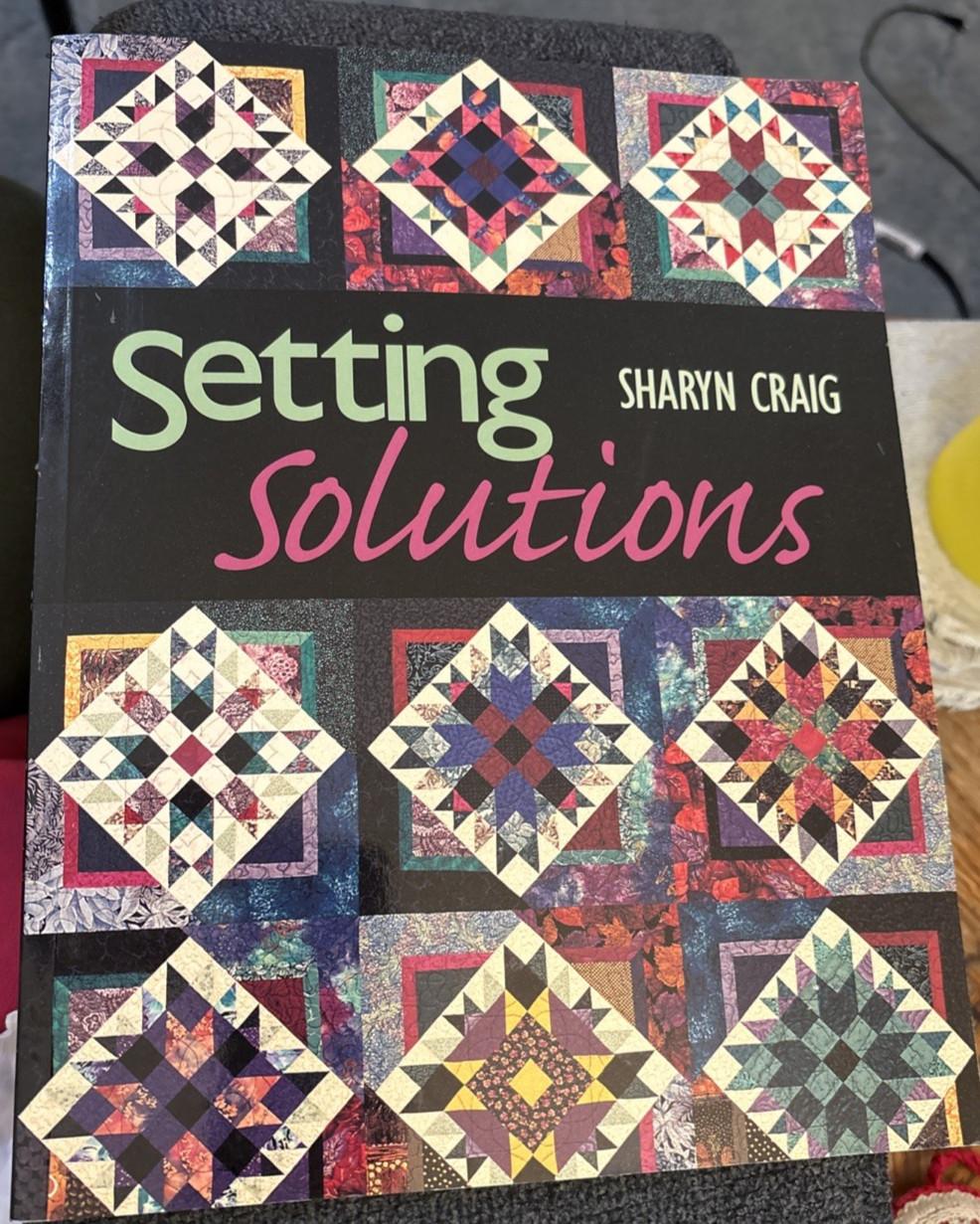 Vtg Rare Setting Solutions Quilting 2001 bk by Sharyn Craig (2)