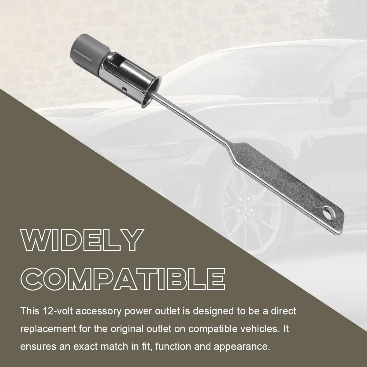 Lighter Socket with Removal Tool, Cigarette Lighter Socket Removal Tool Replaces