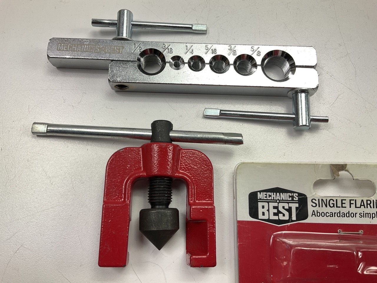 Flaring Tool Set For Copper Aluminum Brass Steel Tube For 45° Single Flaring