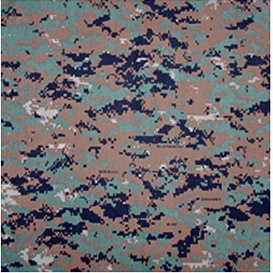 Carolina Manuf Woodland Digital Camo Cotton Bandanas - Durable Outdoor