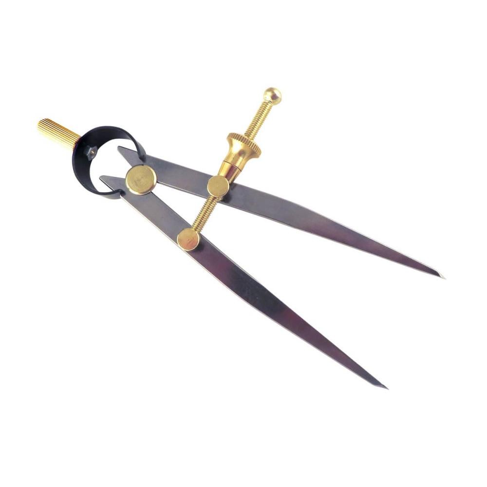 Taytools Yankee Spring Dividers Quick Adjust Nut Brass 12" Max Opening 12.5"