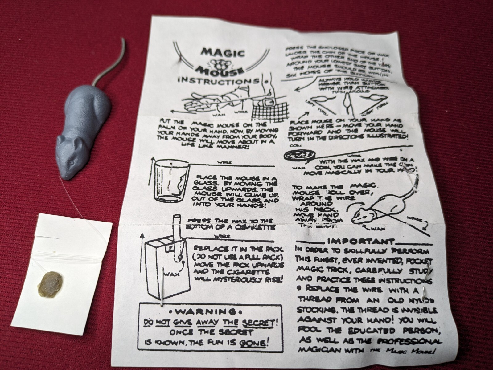 12 Count - Wonder Mouse - Jokes, Gags and Pranks - Make Mouse Jump