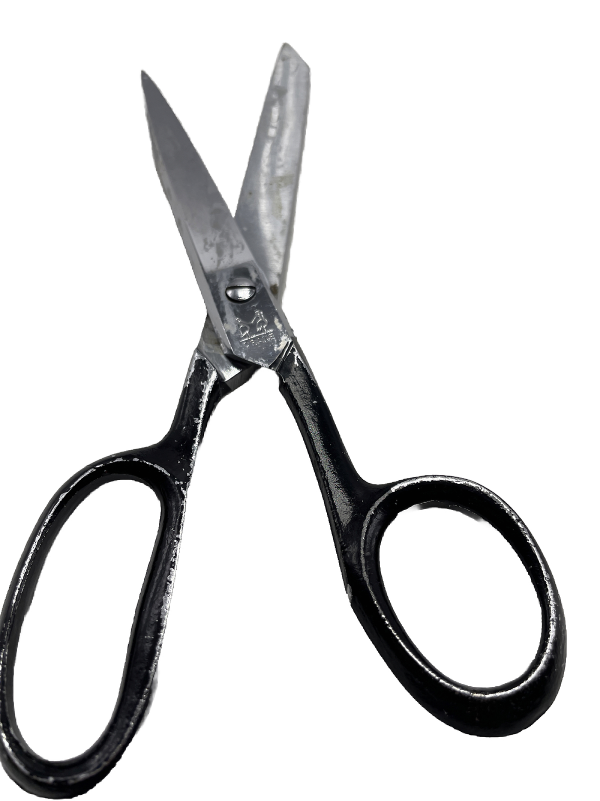 Crane Scissors 8” Chrome Metropolitan Cut Co Italy 0259-8" Shears Vintage