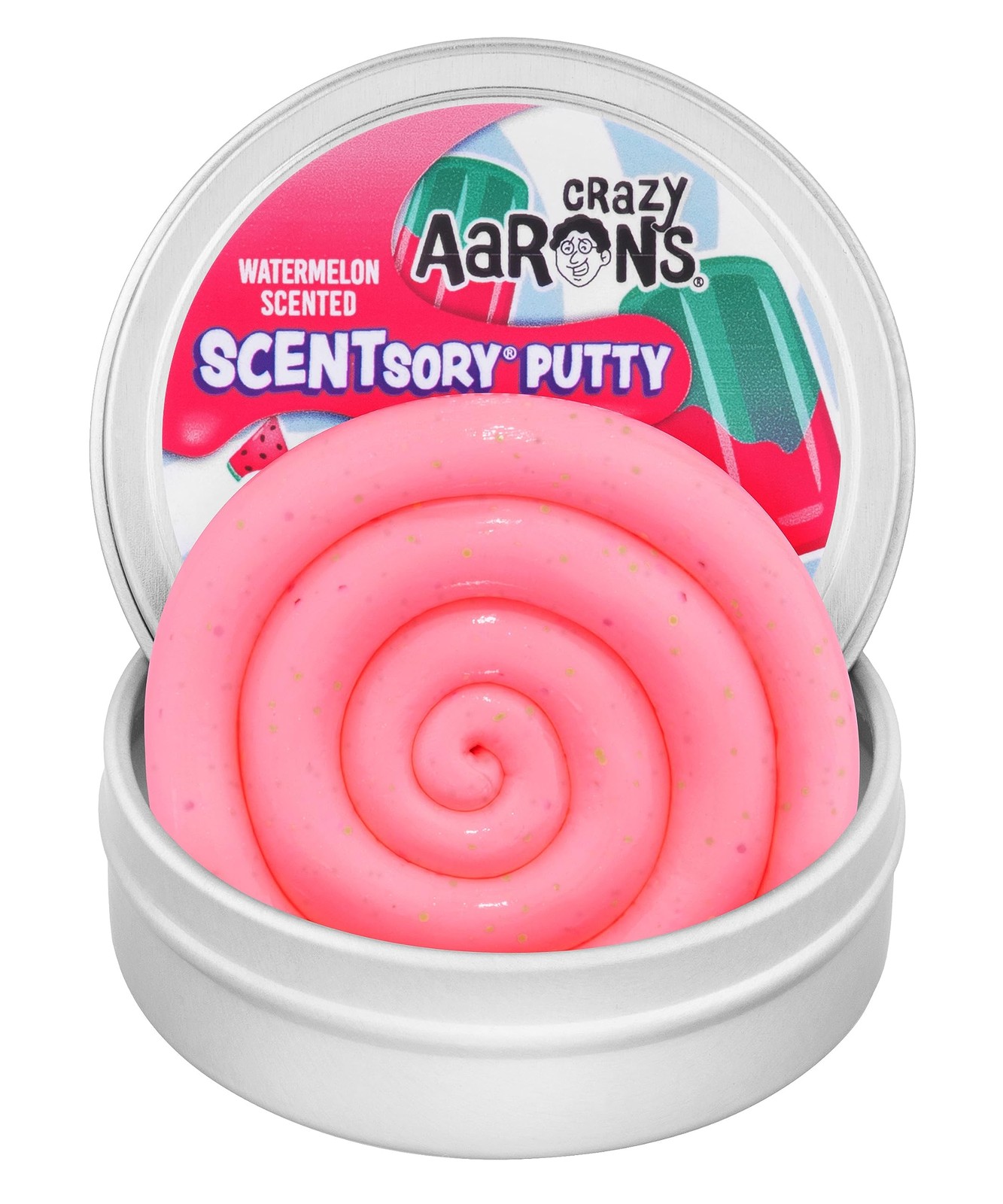 Crazy Aaron's - Popsicle - Multi-Color Sensory Putty 4" Tin