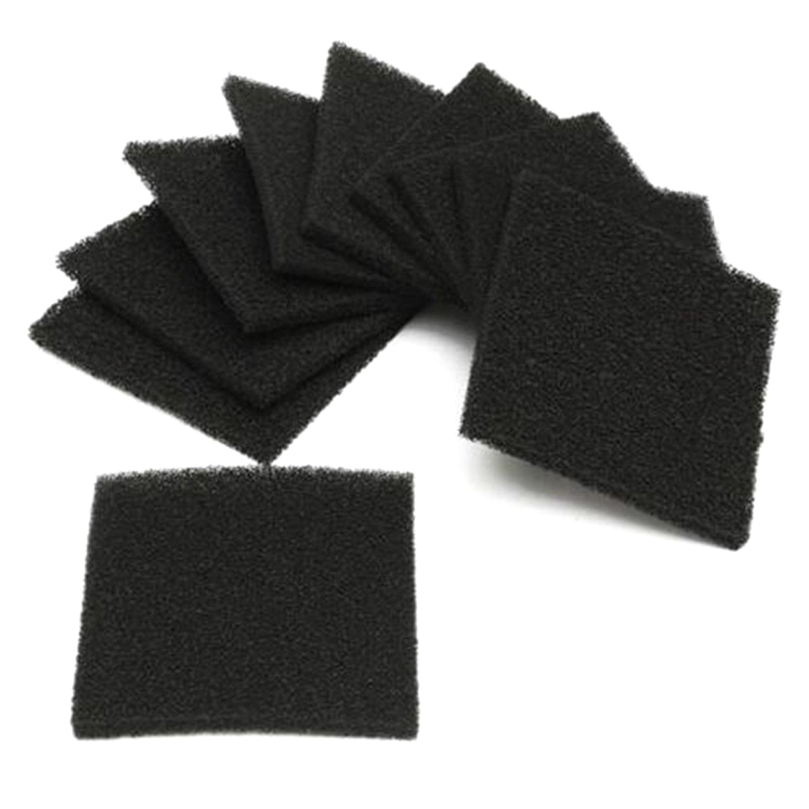 10Pcs Square Universal Activated Carbon Air Filter Sponge Foam Pad 12.8CM