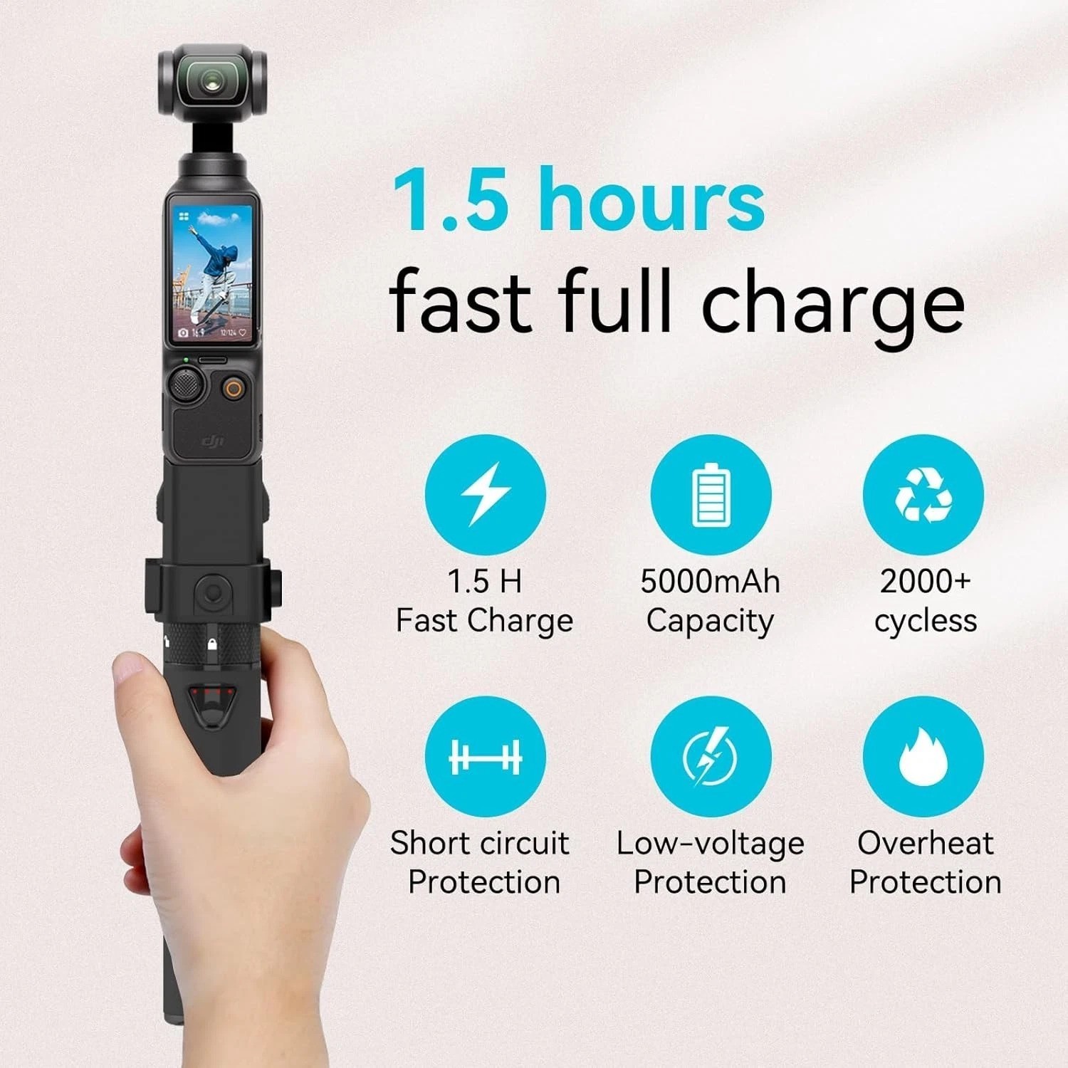 Portable Osmo Pocket 3 Power Stick with Tripod^-~"