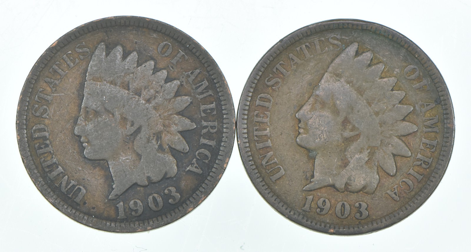1903 Indian Head Cent AC Average Circ