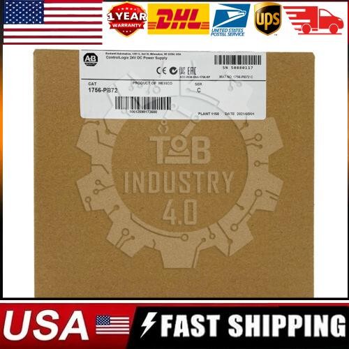 1756-PB72 ControlLogix 1756PB72 /C 24V DC Power Supply Module SEALED US Free Tax