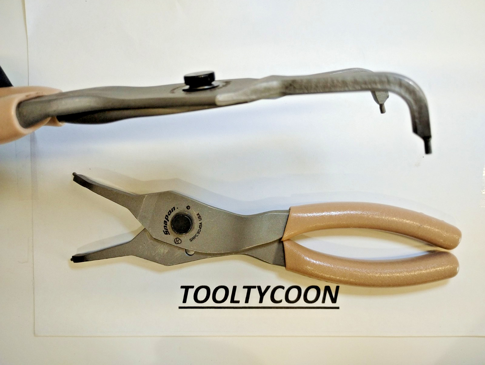 Snap-On Tools USA NEW 2pc Custom Snap Ring Plier Set SRPC9045ACT SRPC9090ACT