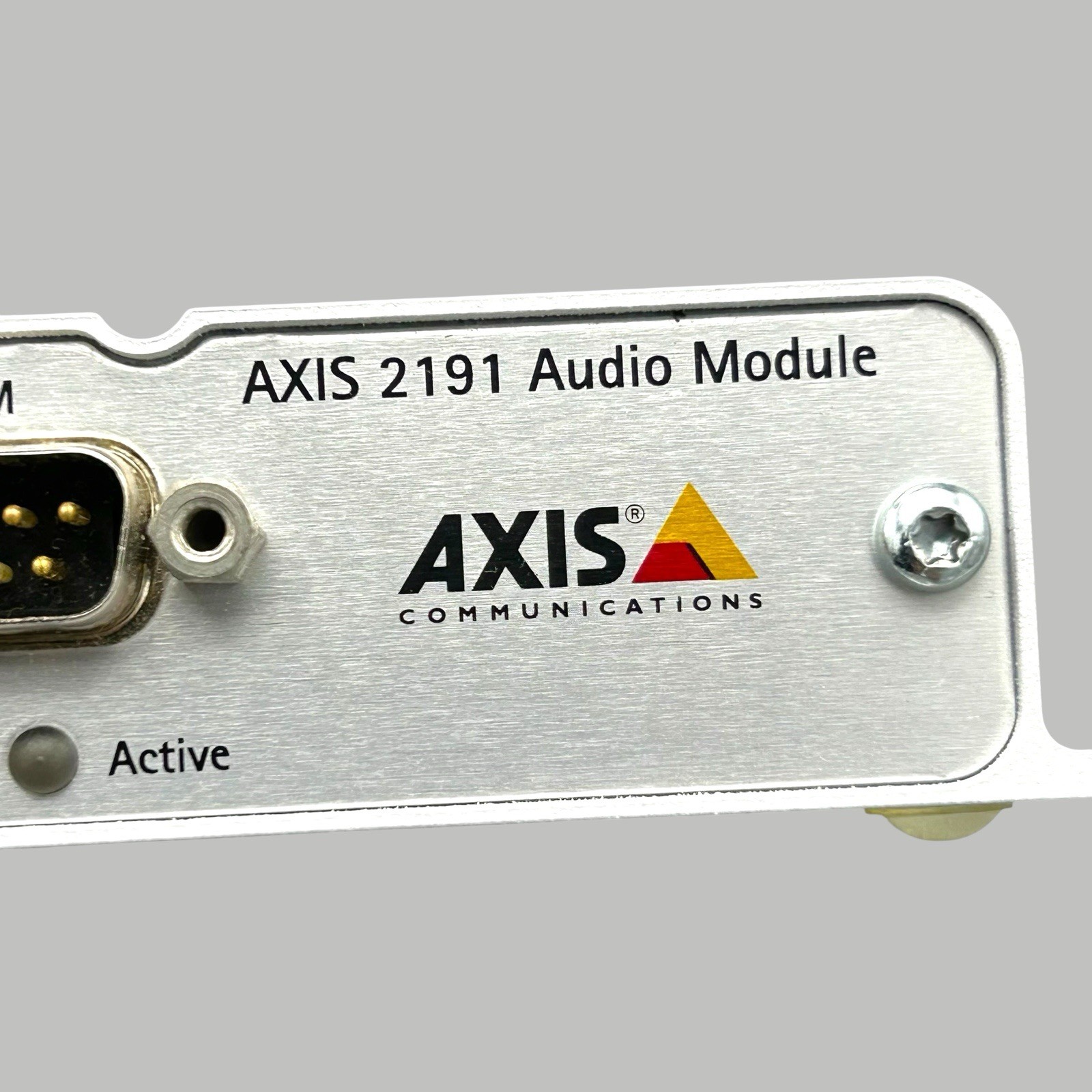 Axis 2191 Audio Module w/ Power Cord Used Good Condition Ships Quickly