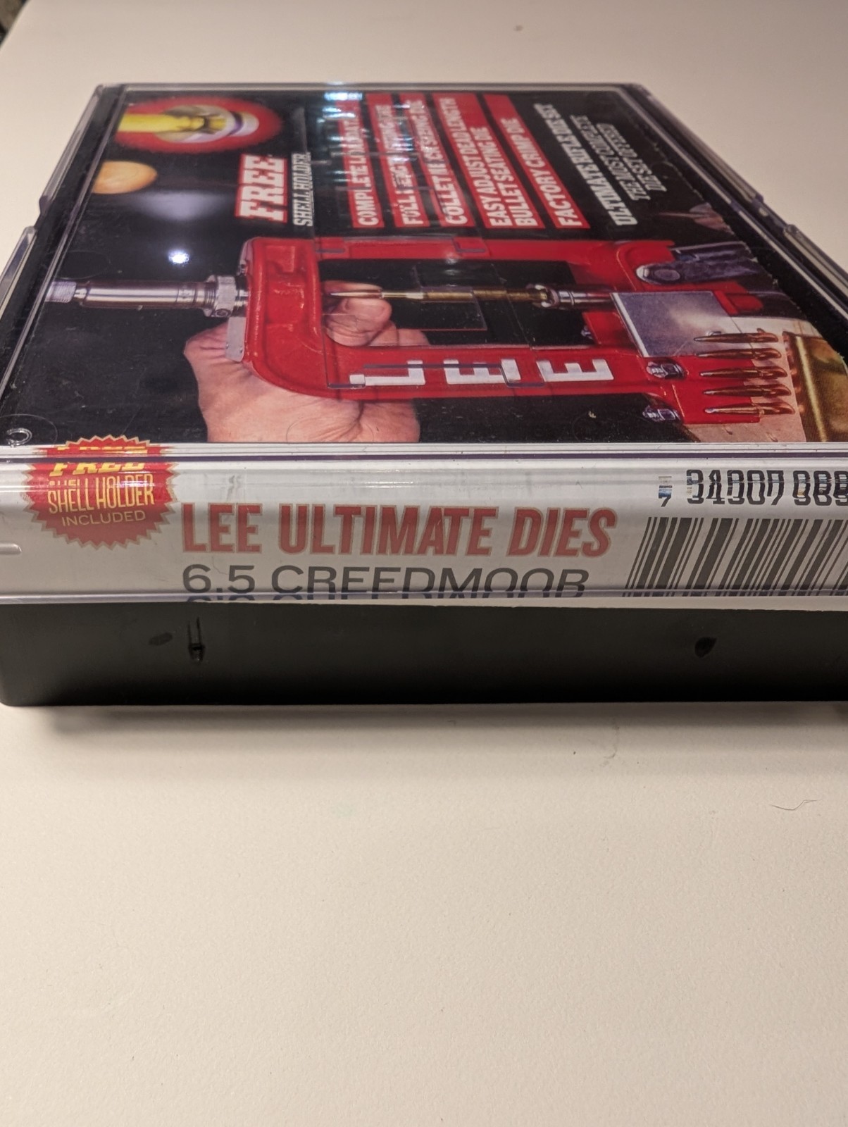 Lee Precision 6.5 Creedmoor Ultimate 4-Die Set with Shell Holder and Scoop