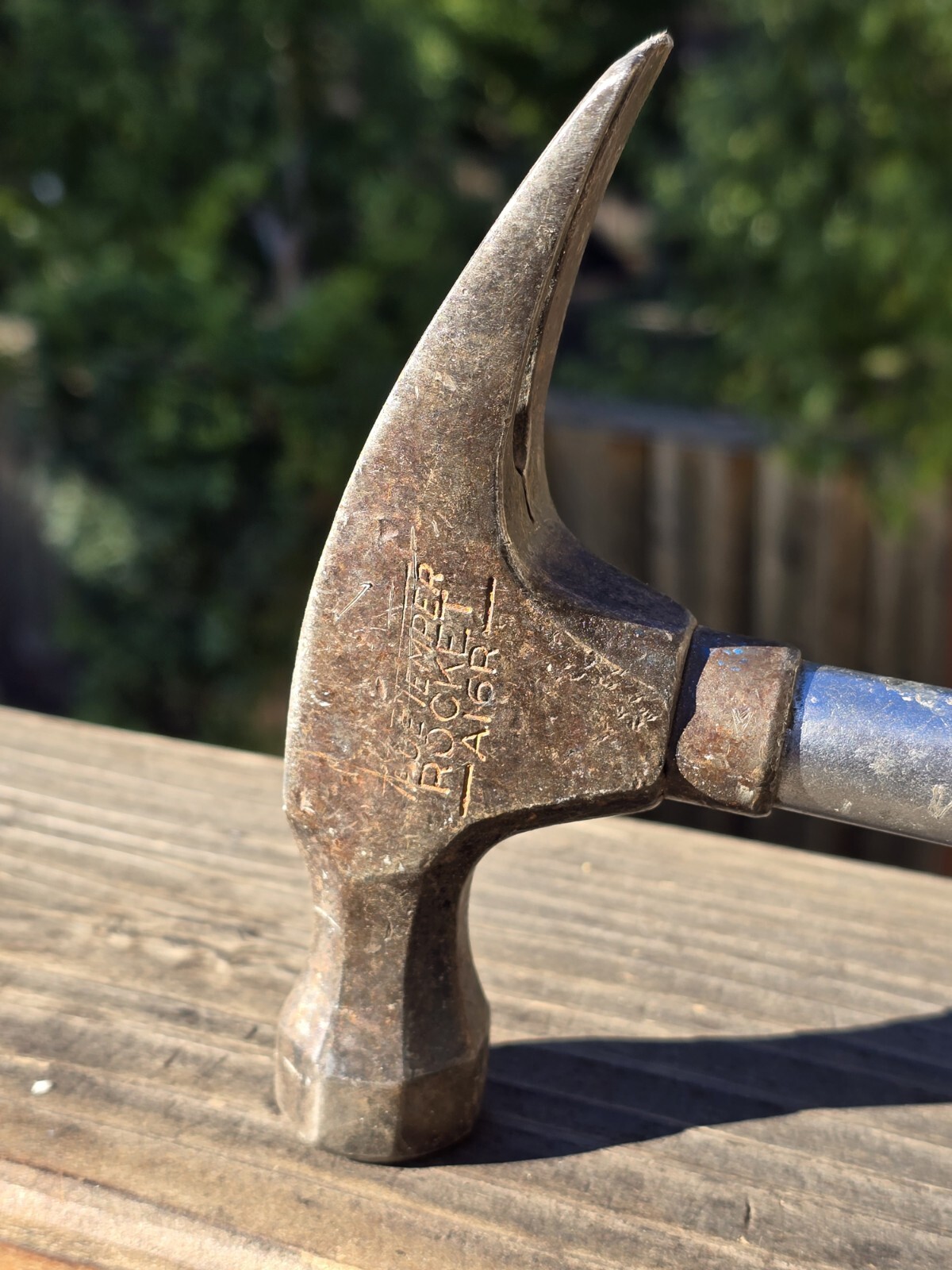 16 oz True Temper A16R Rocket Straight Claw Hammer w/Rubber Grip Steel Handle