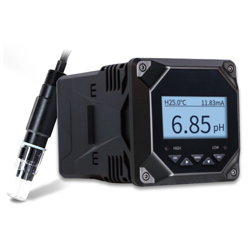 Industrial online pH meter controller ORP/pH analyzer Transmitter Detector Monit