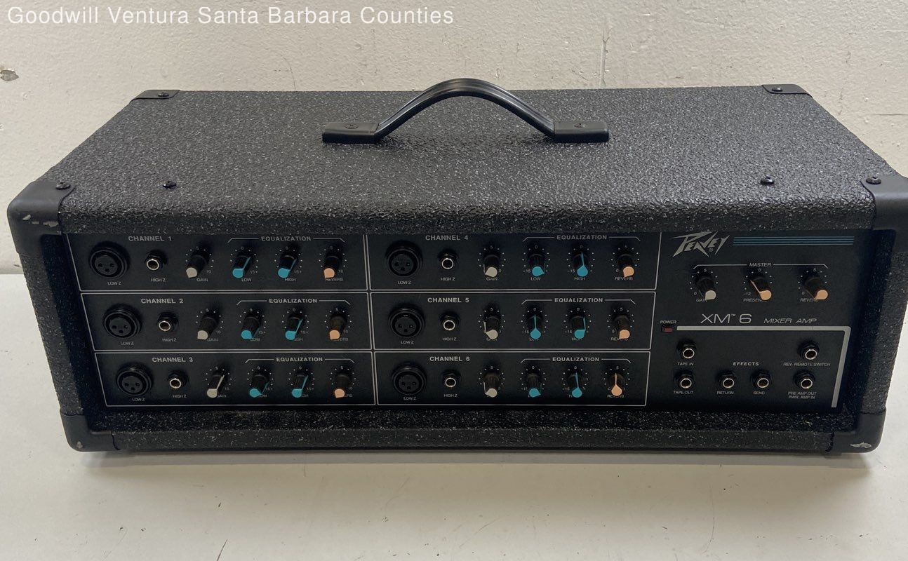 Peavey XM 6 Mixer Amp Series 300 EH 6 Channel