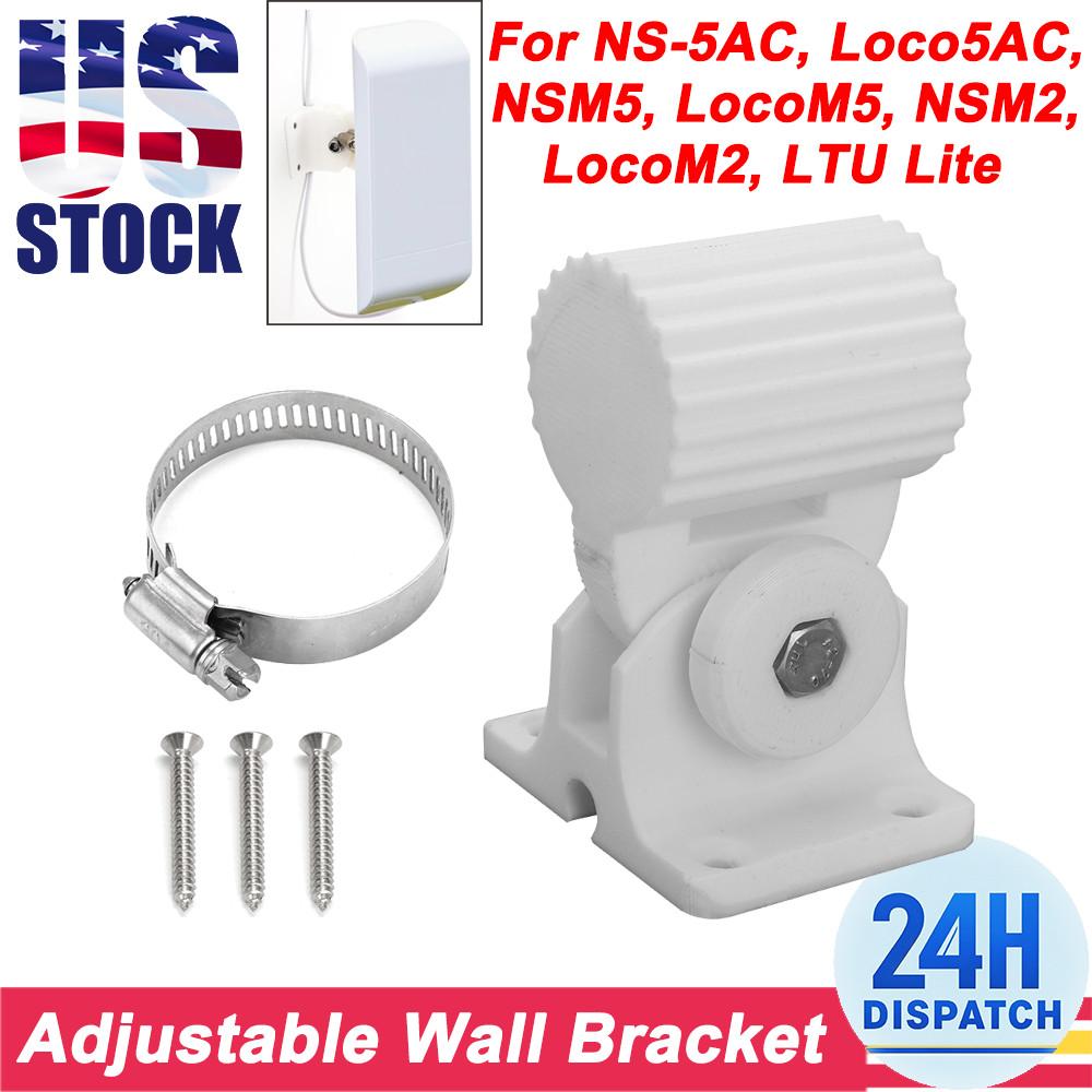 Wall Mount Bracket for Ubiquiti NanoStation NS-5AC Loco5AC NSM5 LocoM5 NSM2 LTU