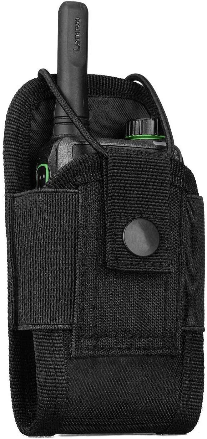 Tactical Molle Radio Holder Walkie Talkie Bag for Duty Belt Holster Storage Bag