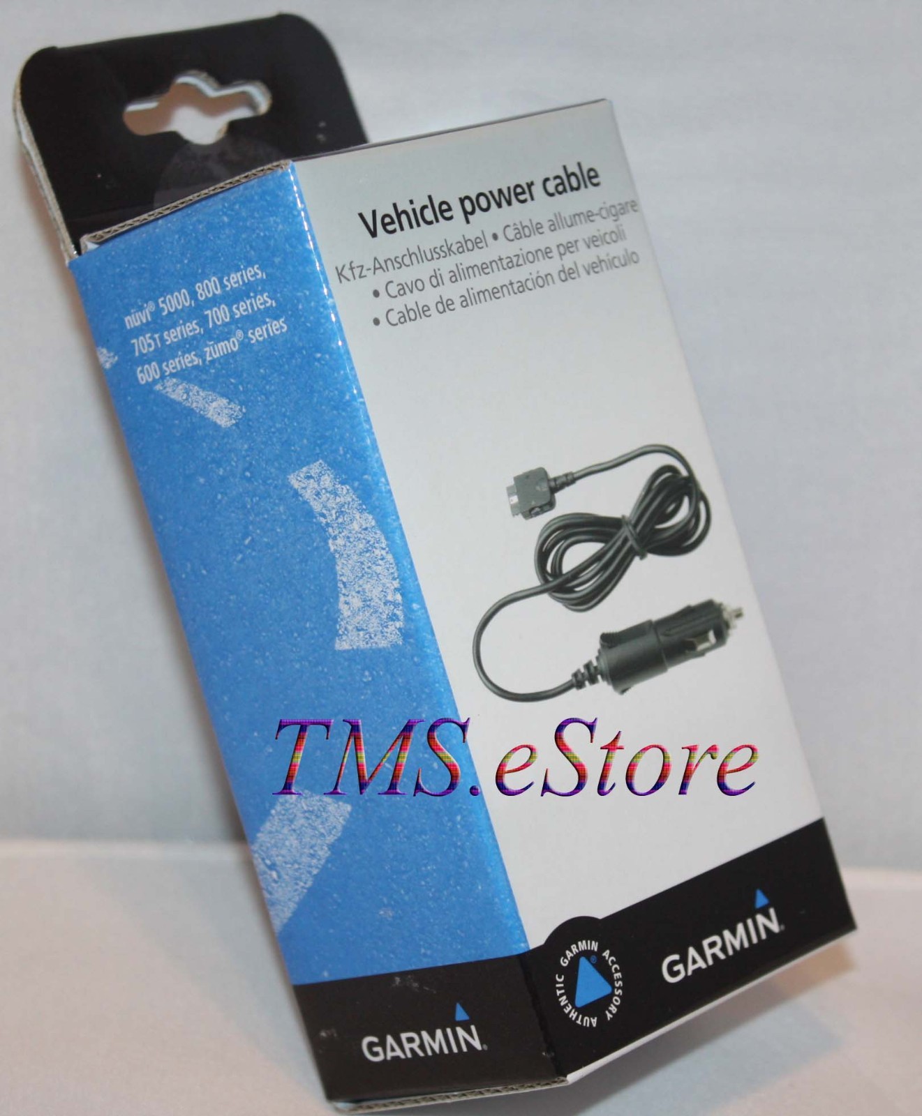 Original Garmin Nuvi 850 855 880 885T GPS Cigarette Lighter Power Cable Charger