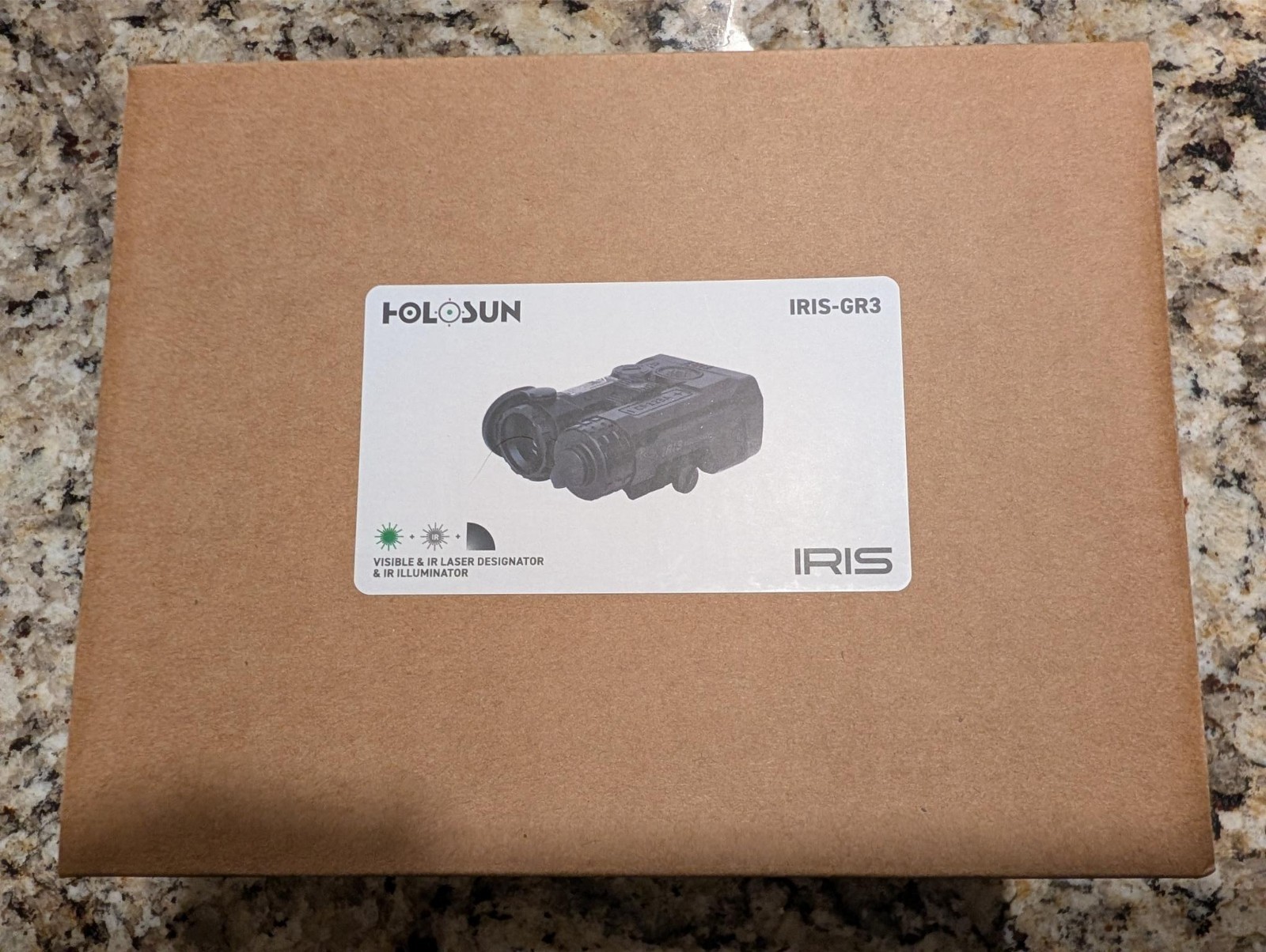 Holosun IRIS 3 - GR3 Green Laser Aiming Module with Visible/IR Laser/Illuminator